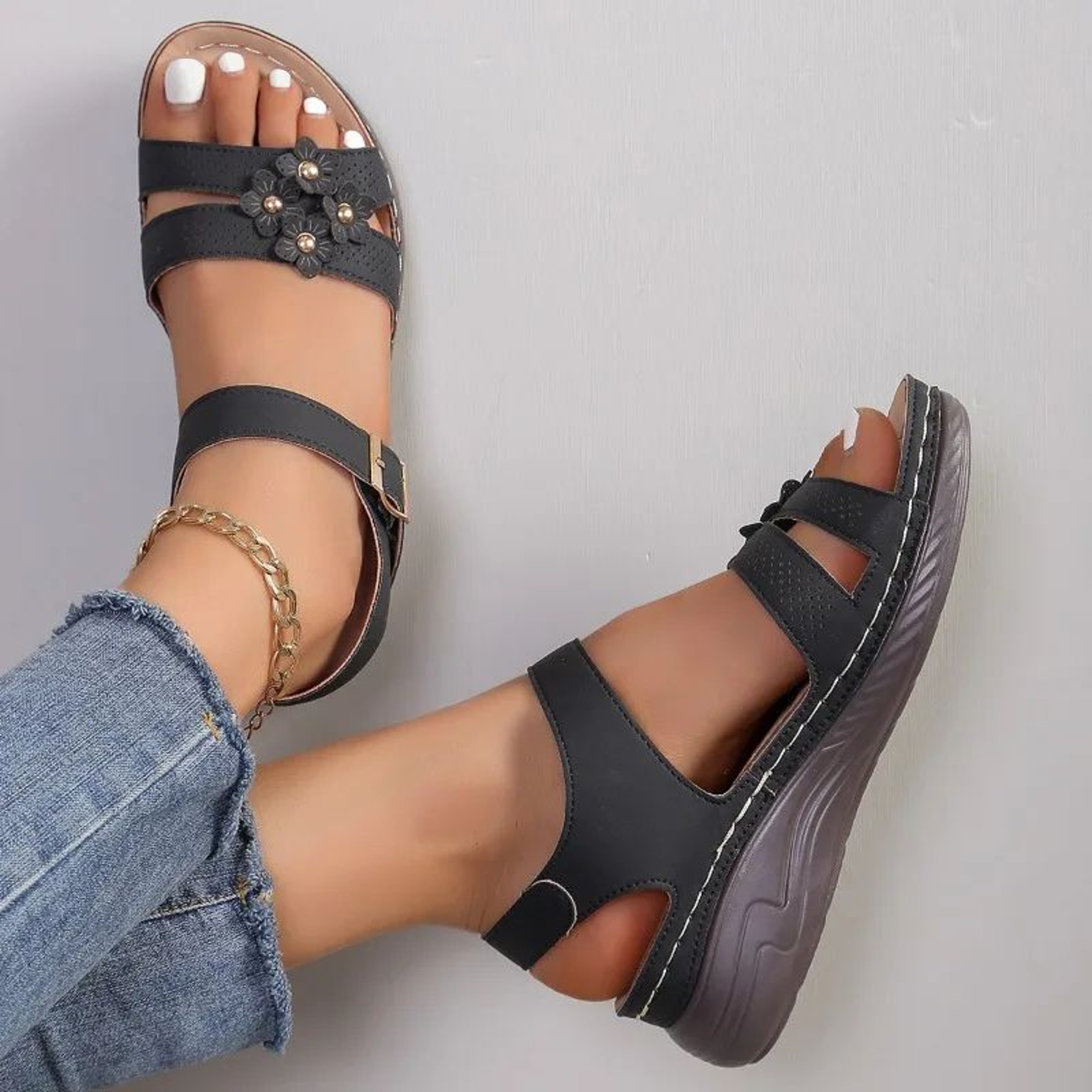 HighQuality Summer Casual Wedge Sandals with Arch Support 4