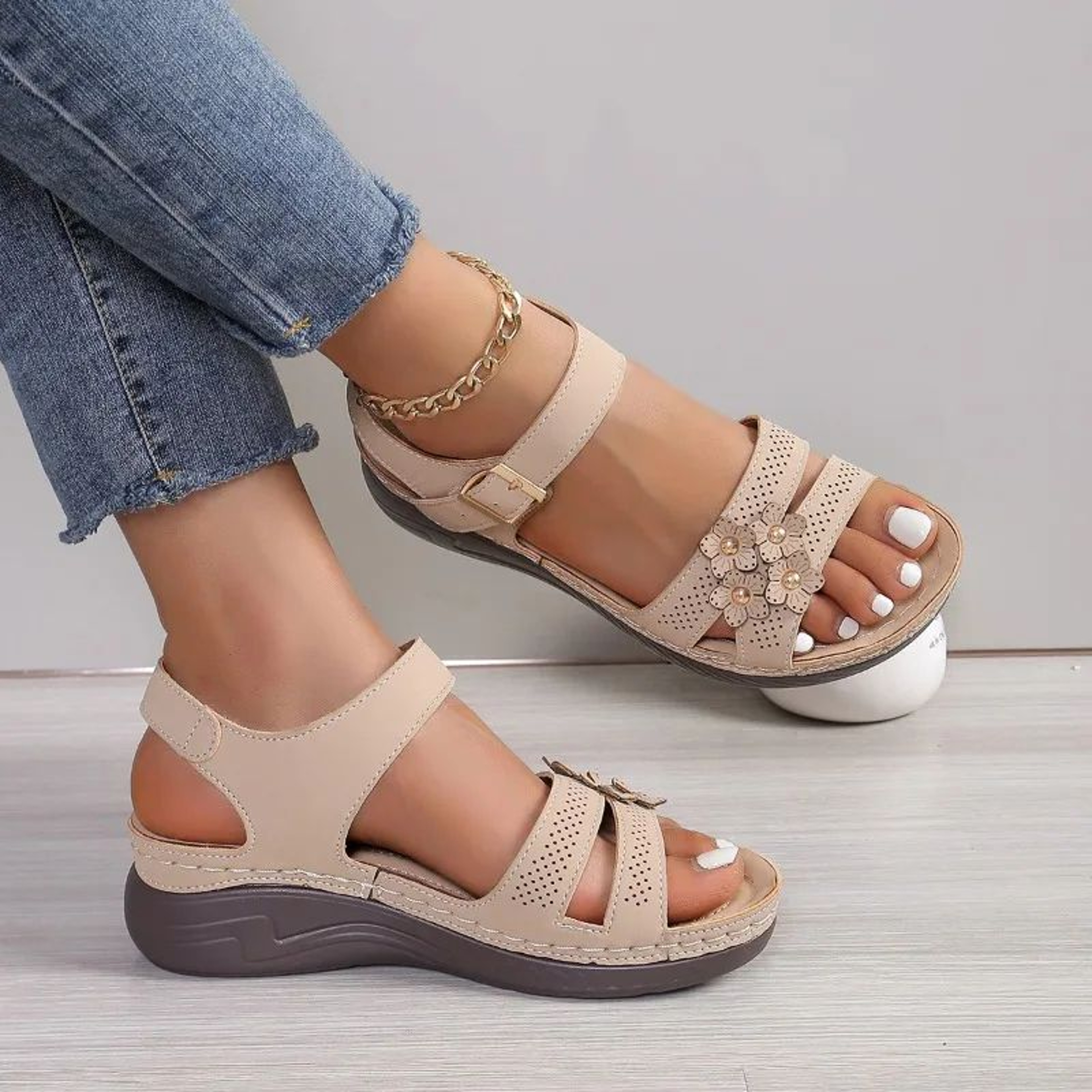 HighQuality Summer Casual Wedge Sandals with Arch Support 33