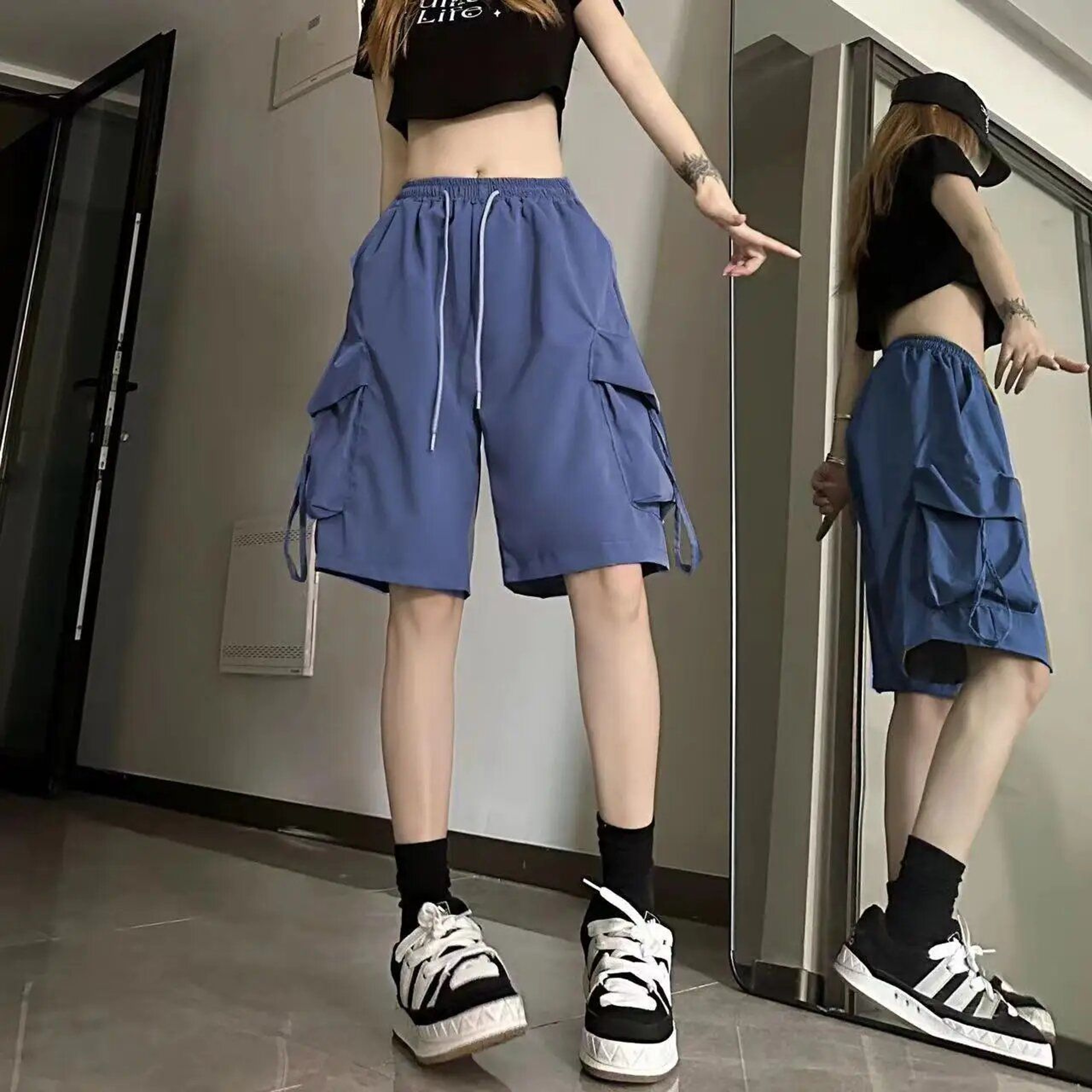 QuickDrying Sports Shorts for Women Summer WideLeg Casual Overalls with Five Points Style