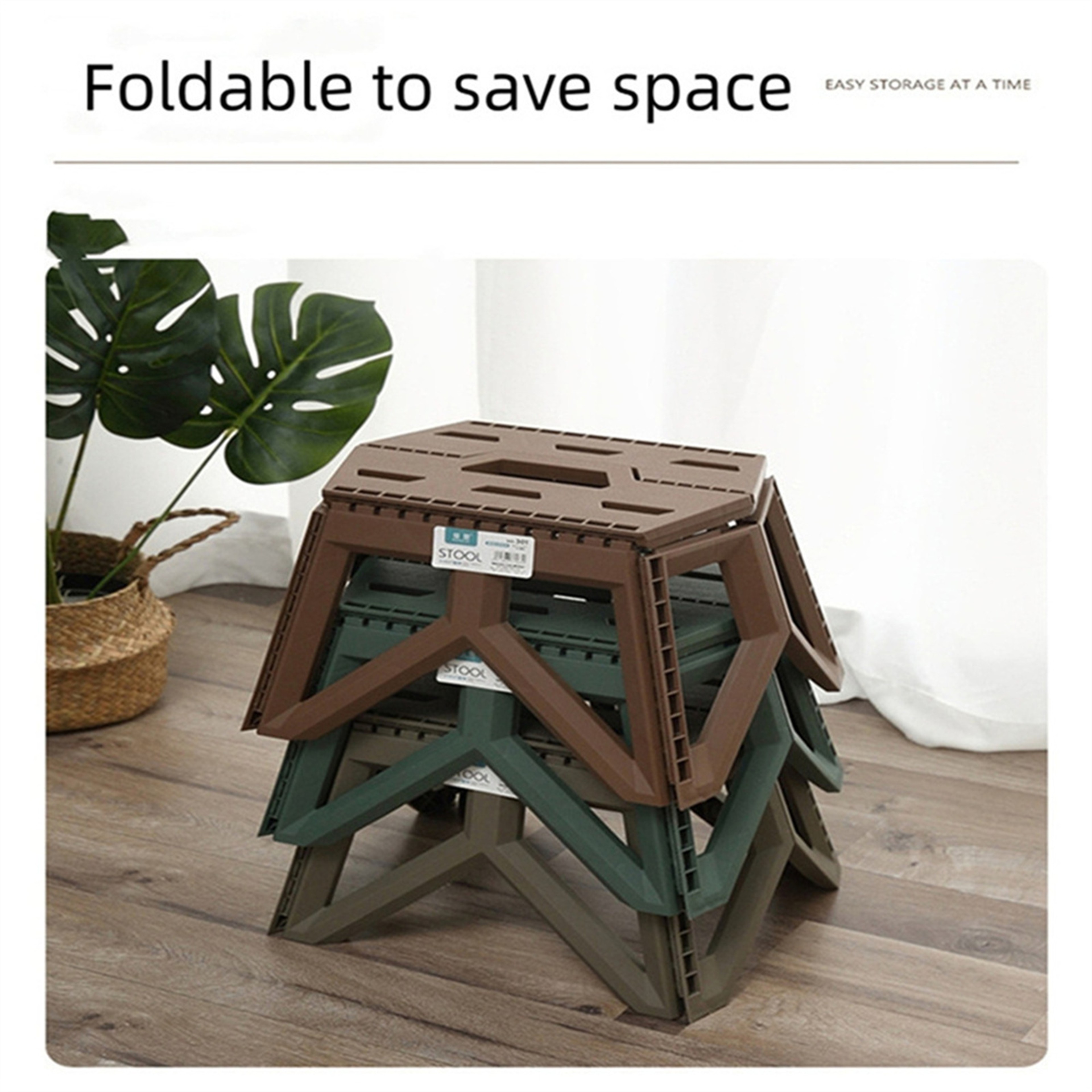 Portable Outdoor Small Stool HeavyDuty Folding Chair for Camping Fishing  Beach