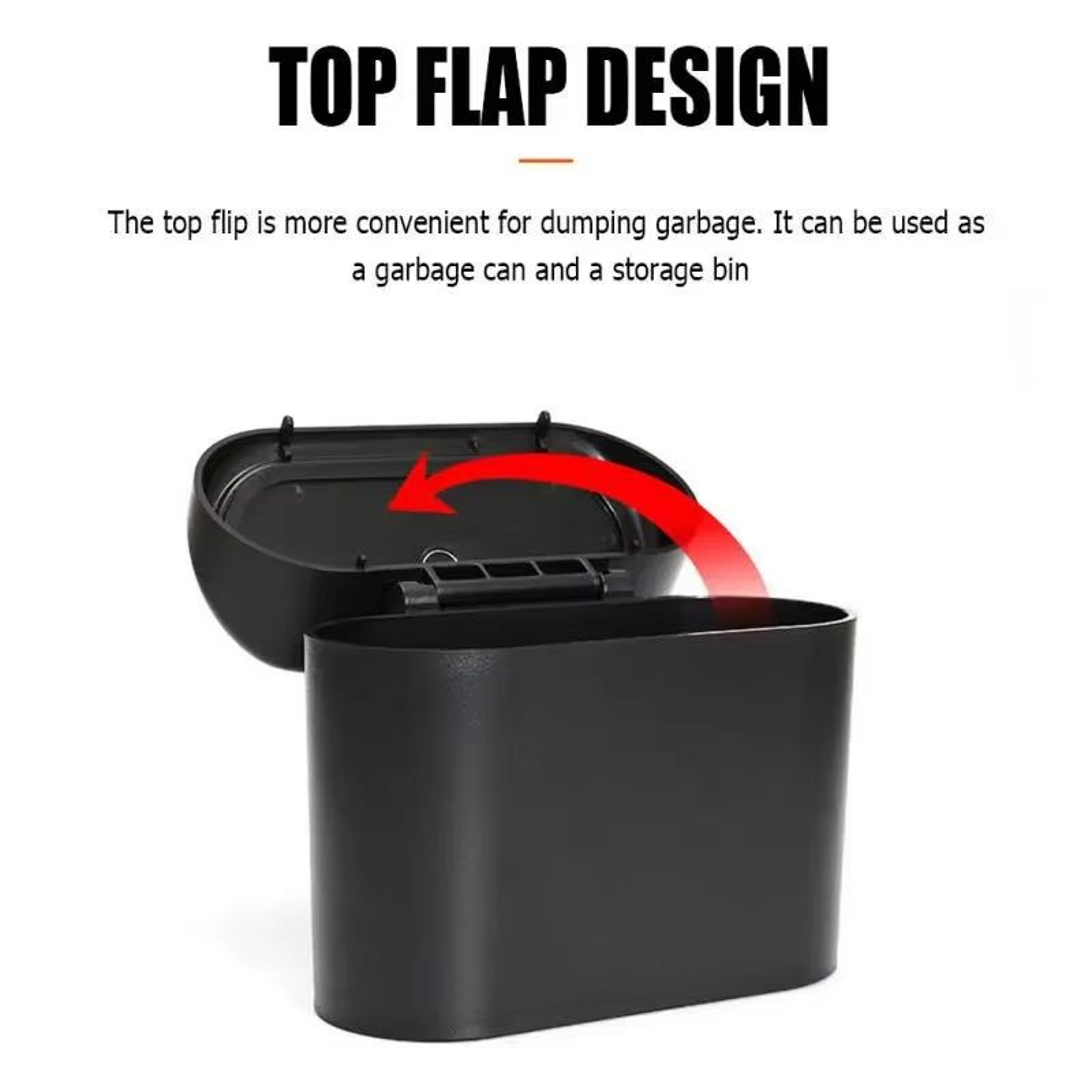 Space Saving Vehicle Garbage Storage Box  Organizer 6