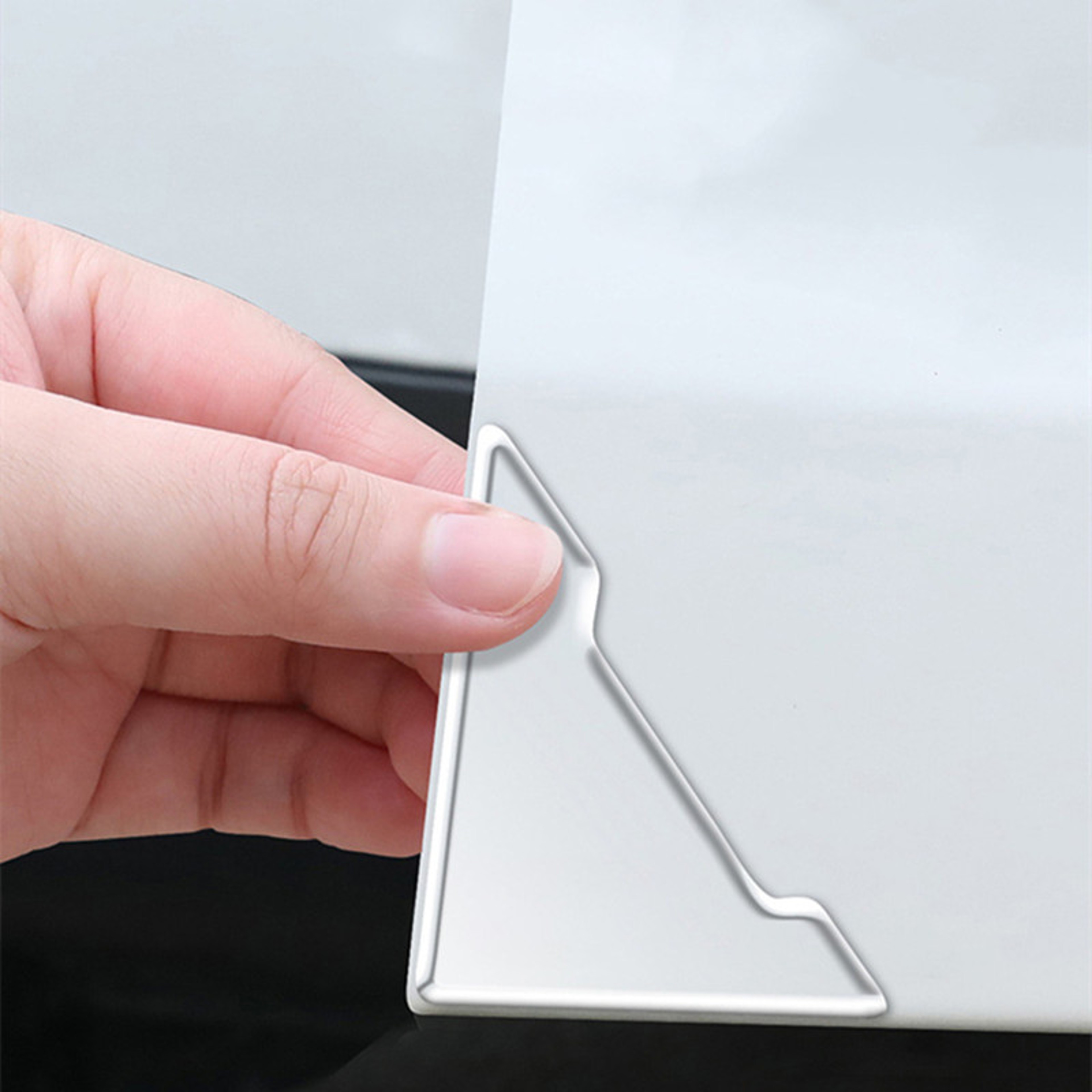 Universal Car Door Corner Protectors Transparent Anti Scratch Silicone Guards 0