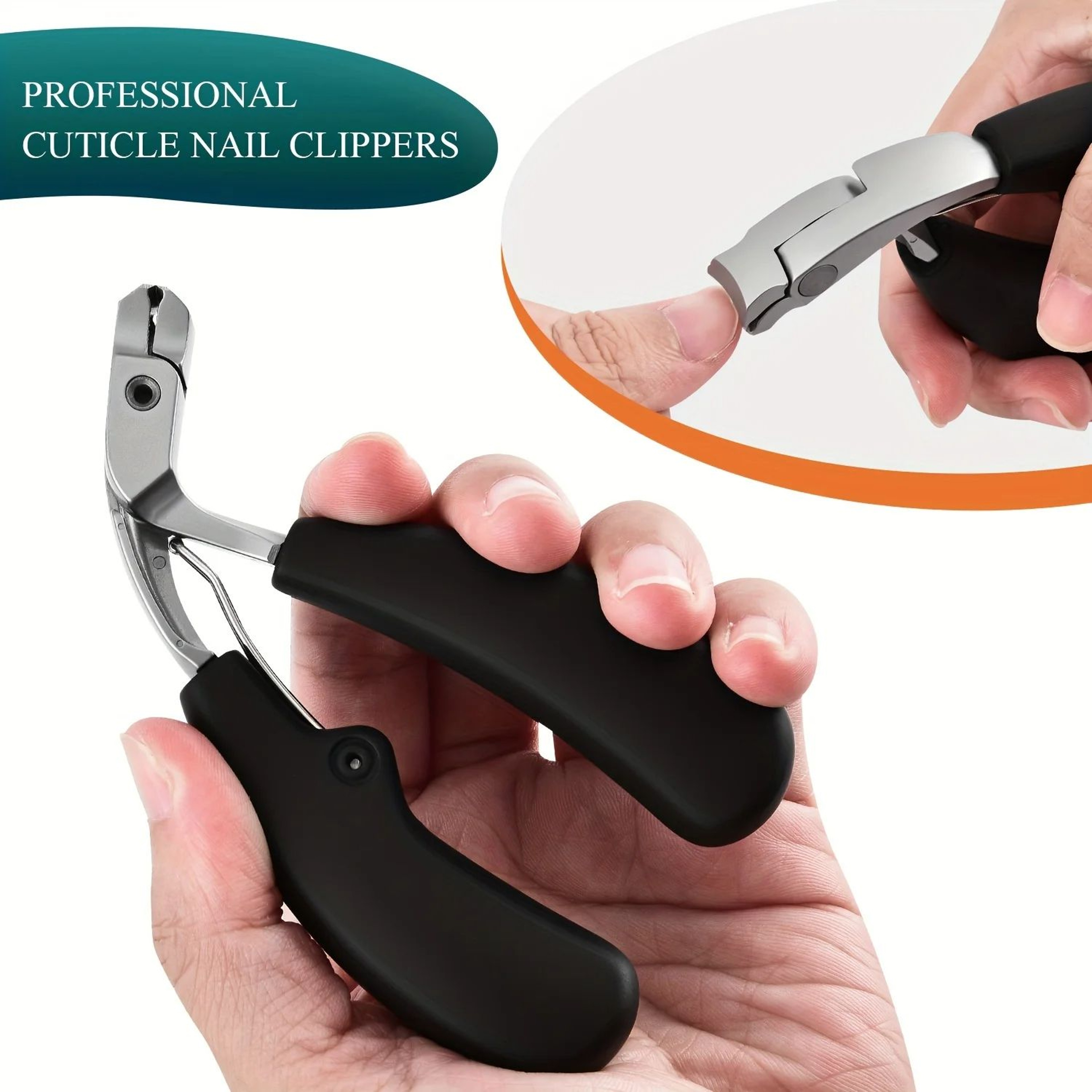 Heavy Duty Curved Nail Clippers For Thick Toenails AntiSplash Storage Nail Clippers For Elderly Wit 0