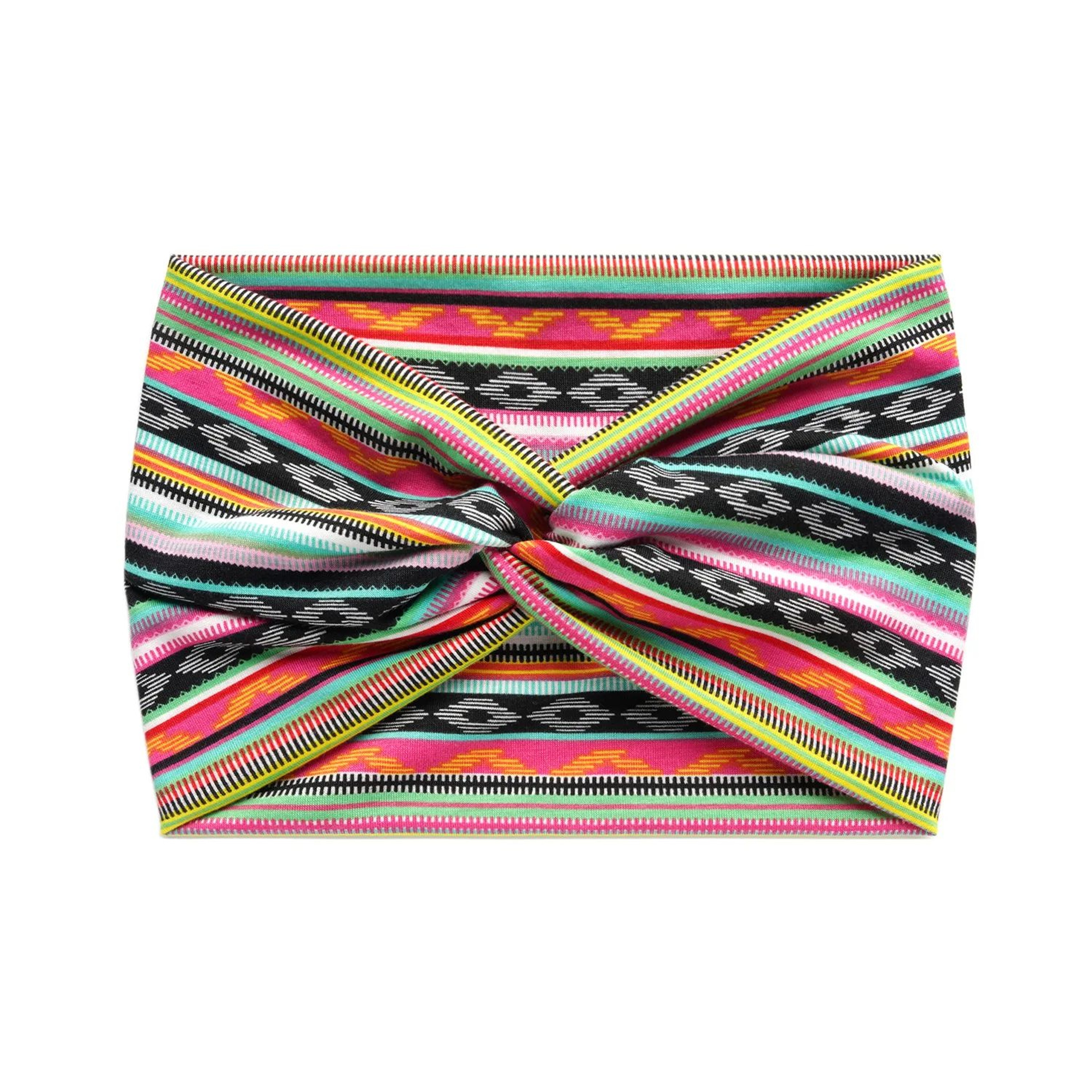 Boho Twisted Wide Headbands For Women Extra Large Fashion Yoga Turban Hair Bands For Workout Thick  5