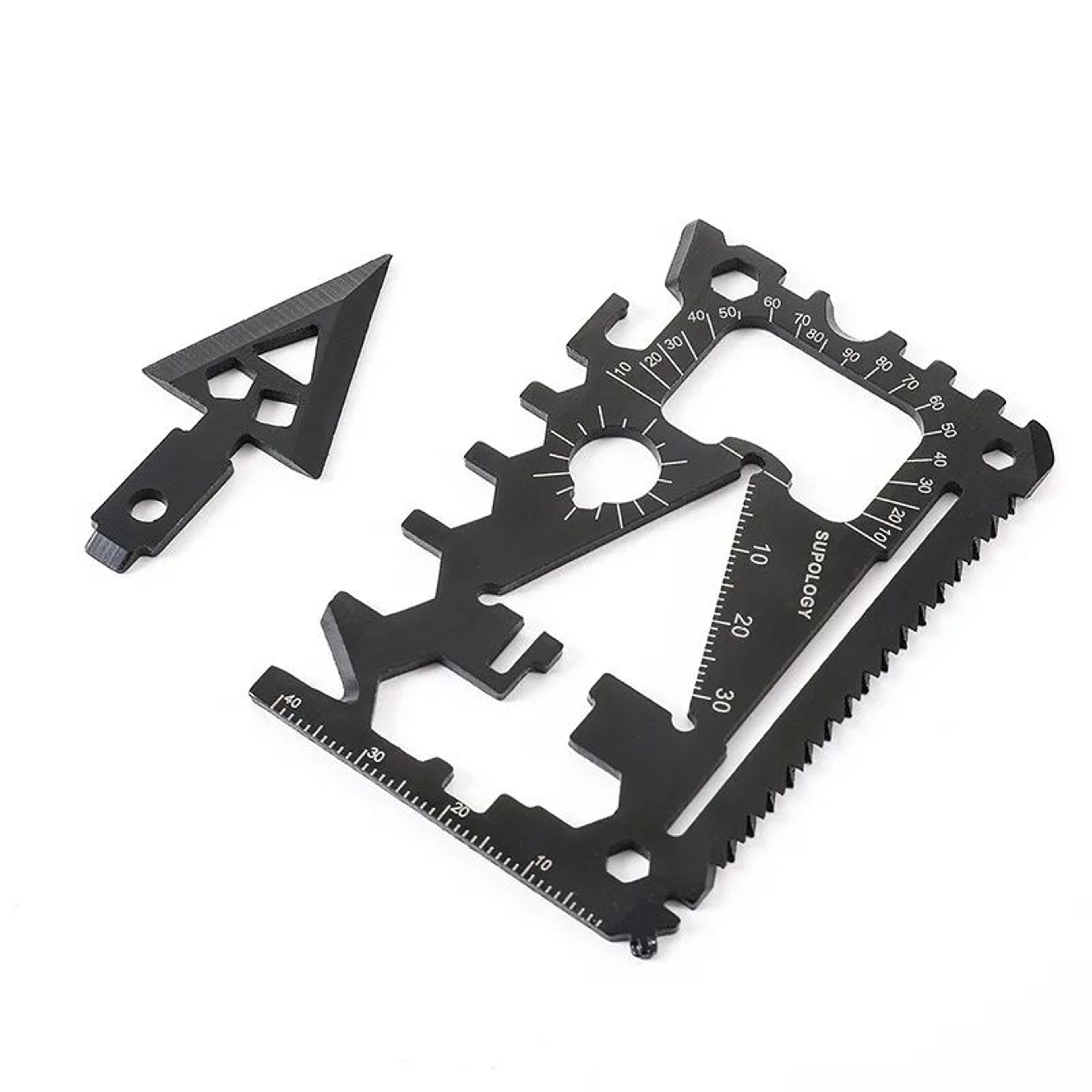 Outdoor Portable Card Knife Wildlife Survival Equipment Multi Purpose Lifesaving Tool Compact  Port 5