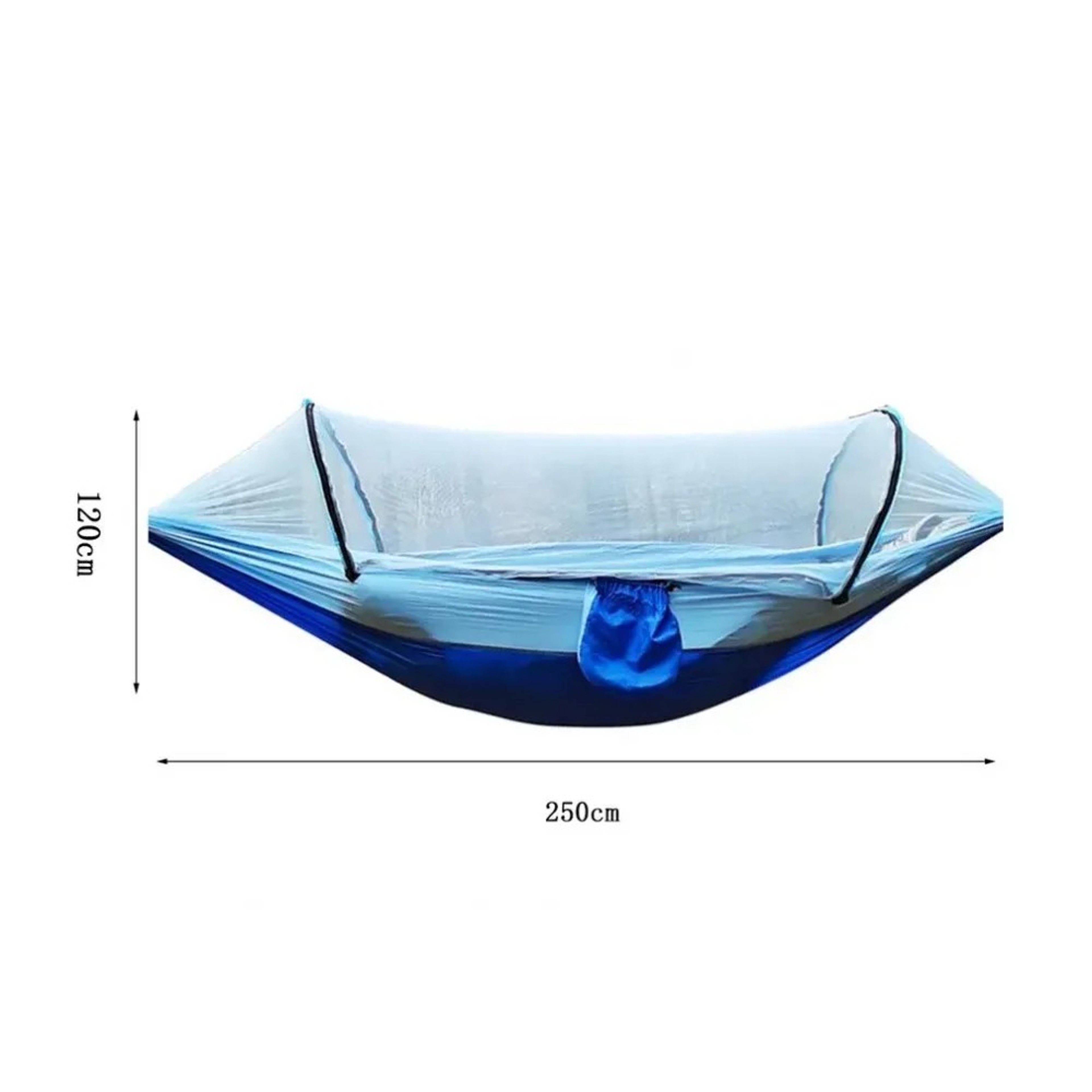 Outdoor Camping Hammock With Mosquito Net, Lightweight Hanging Hammocks in High-Strength Parachute Fabric for Adventures – view 6