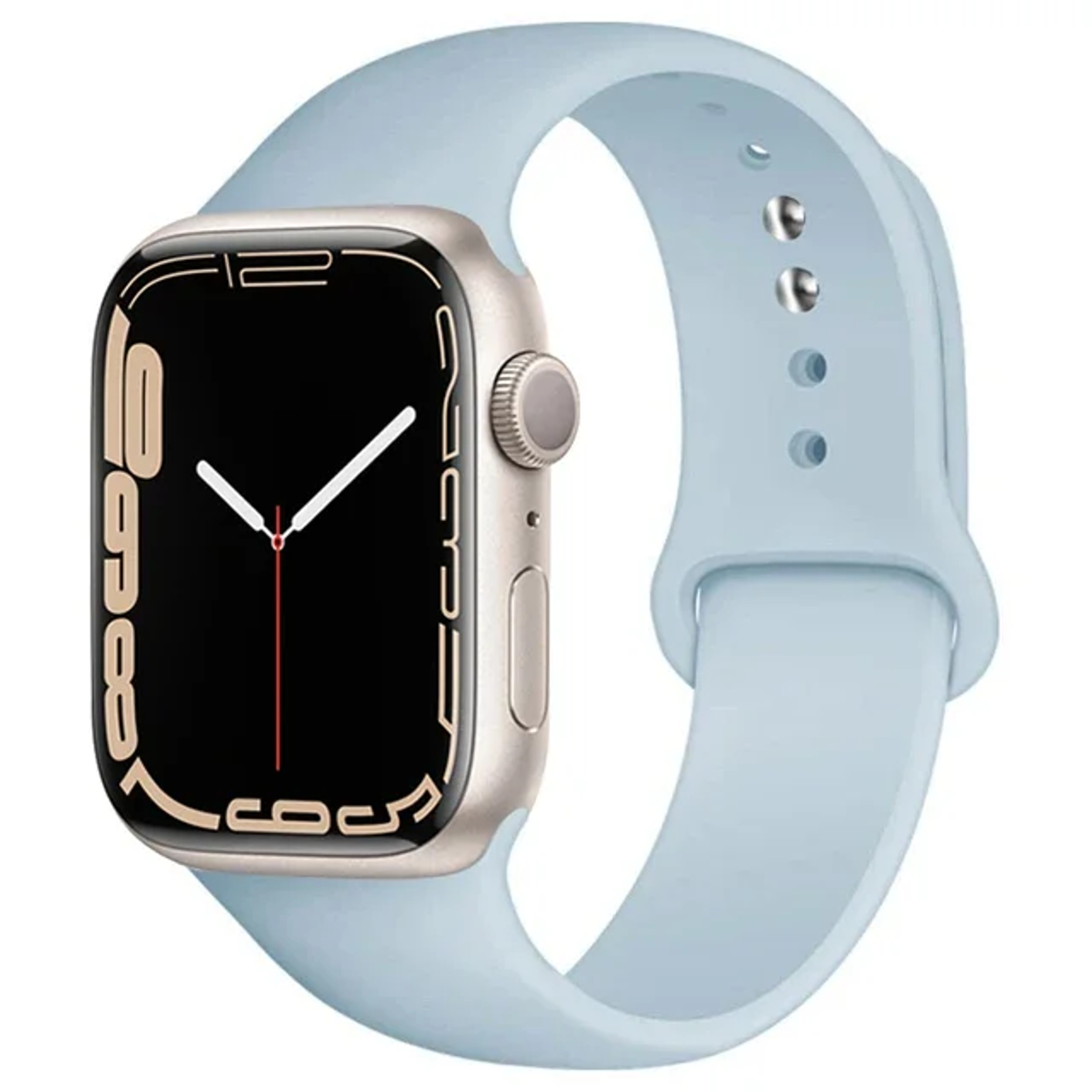 Soft Silicone Sport Band For Apple Watch Comfortable Replacement Strap For Fitness And Daily Wear 9
