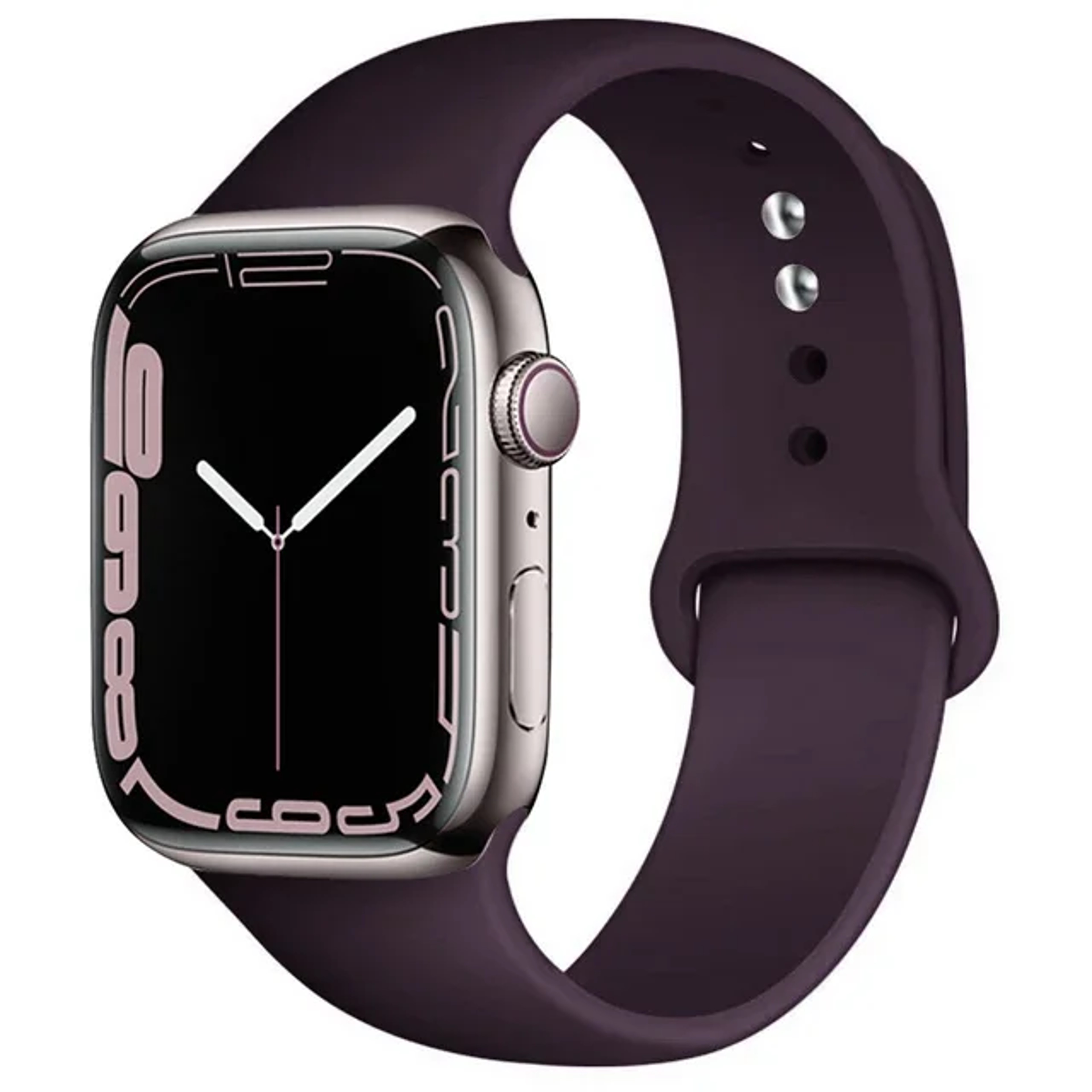 Soft Silicone Sport Band For Apple Watch Comfortable Replacement Strap For Fitness And Daily Wear 18