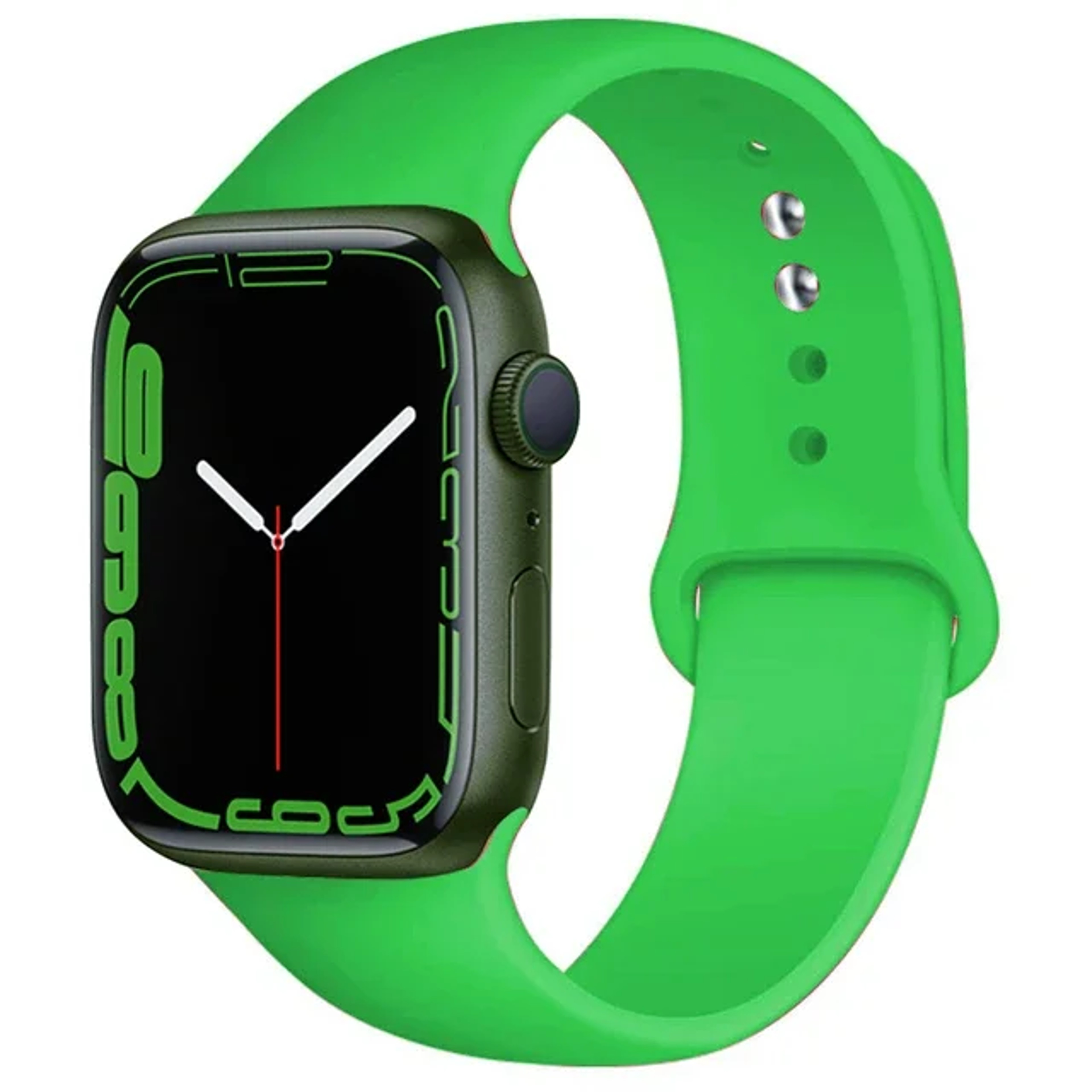Soft Silicone Sport Band For Apple Watch Comfortable Replacement Strap For Fitness And Daily Wear 24