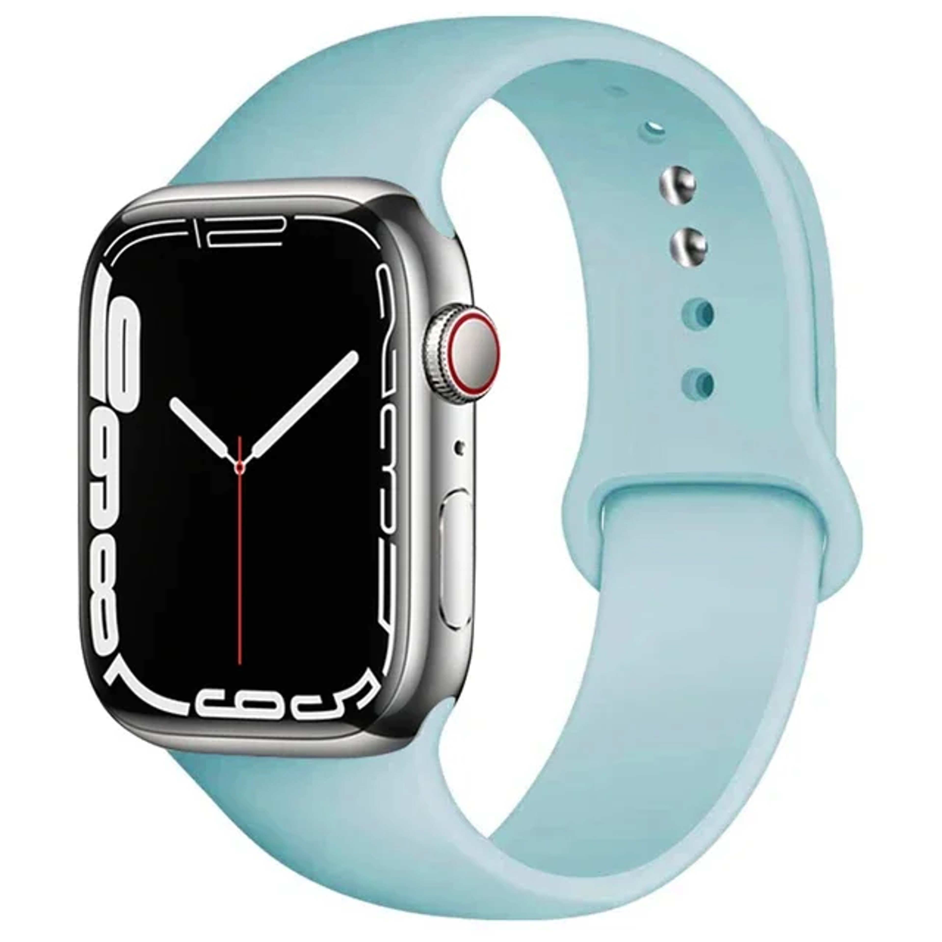 Soft Silicone Sport Band For Apple Watch Comfortable Replacement Strap For Fitness And Daily Wear 33