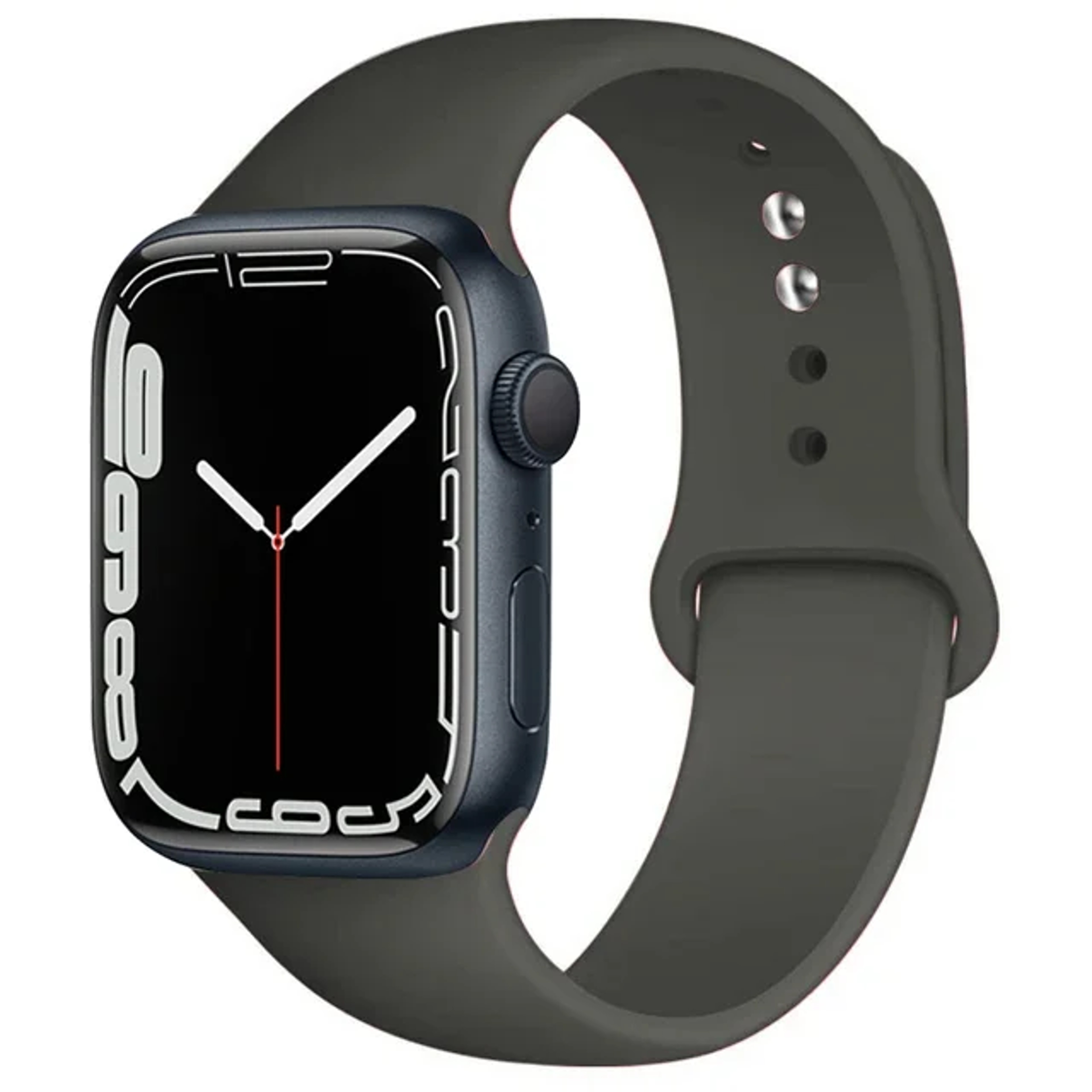 Soft Silicone Sport Band For Apple Watch Comfortable Replacement Strap For Fitness And Daily Wear 43