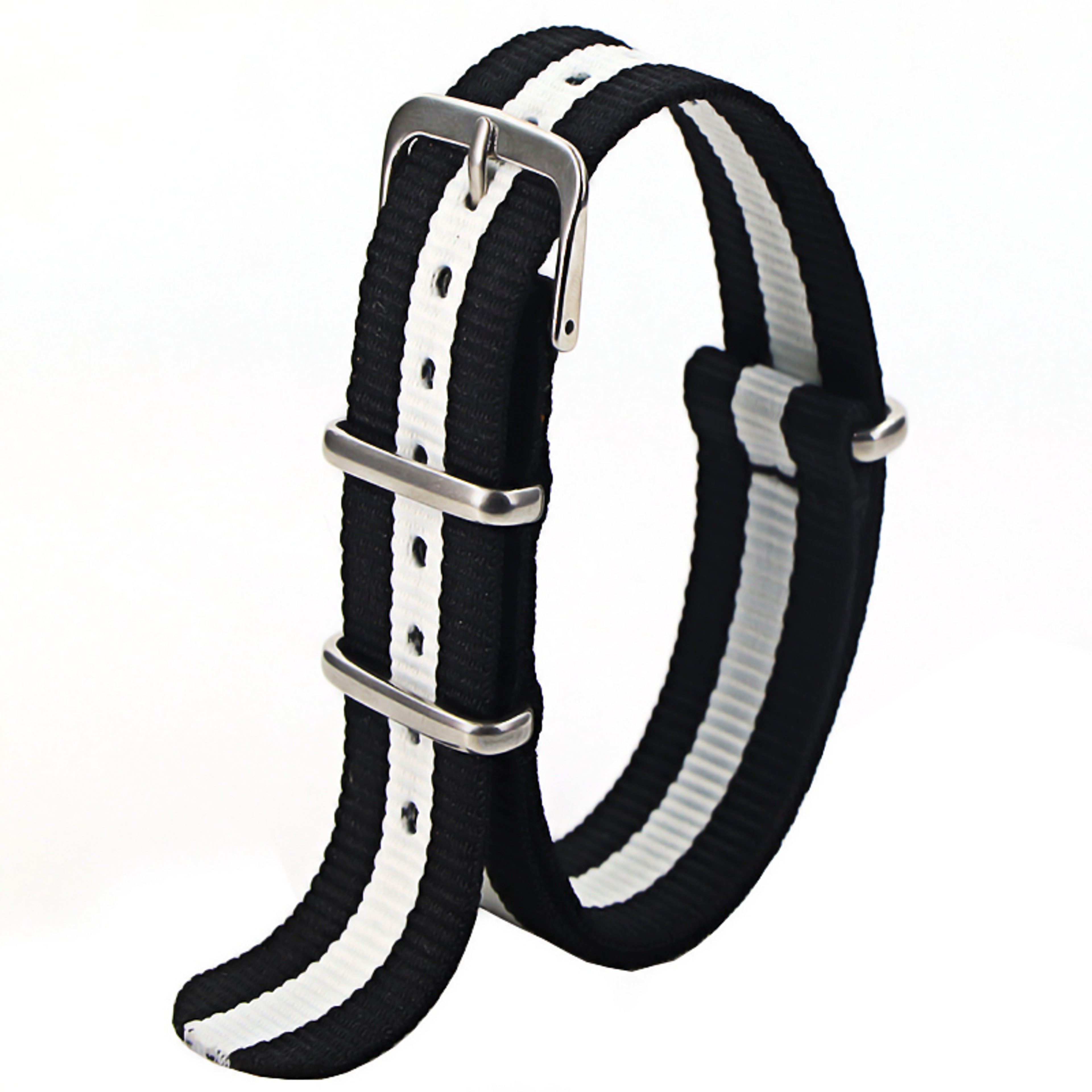 Waterproof Nylon Watch Strap, Sport Military Style Watch Band Replacement for Men Women Wristwatch Belts – view 45