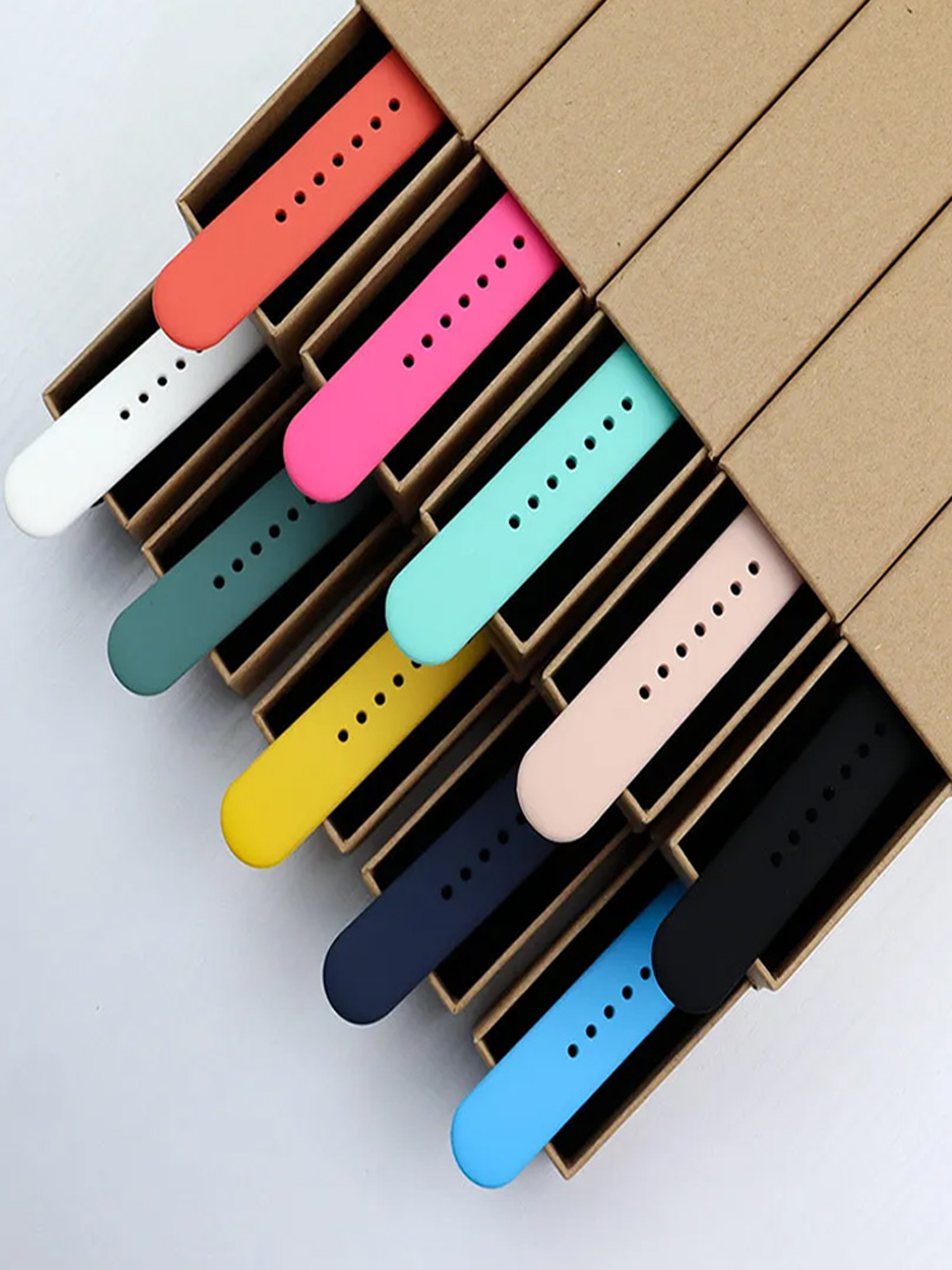 Universal Straps For Apple Watch Band, Soft Silicone Correa Bracelet for iWatch SE, Series & Ultra – view 2