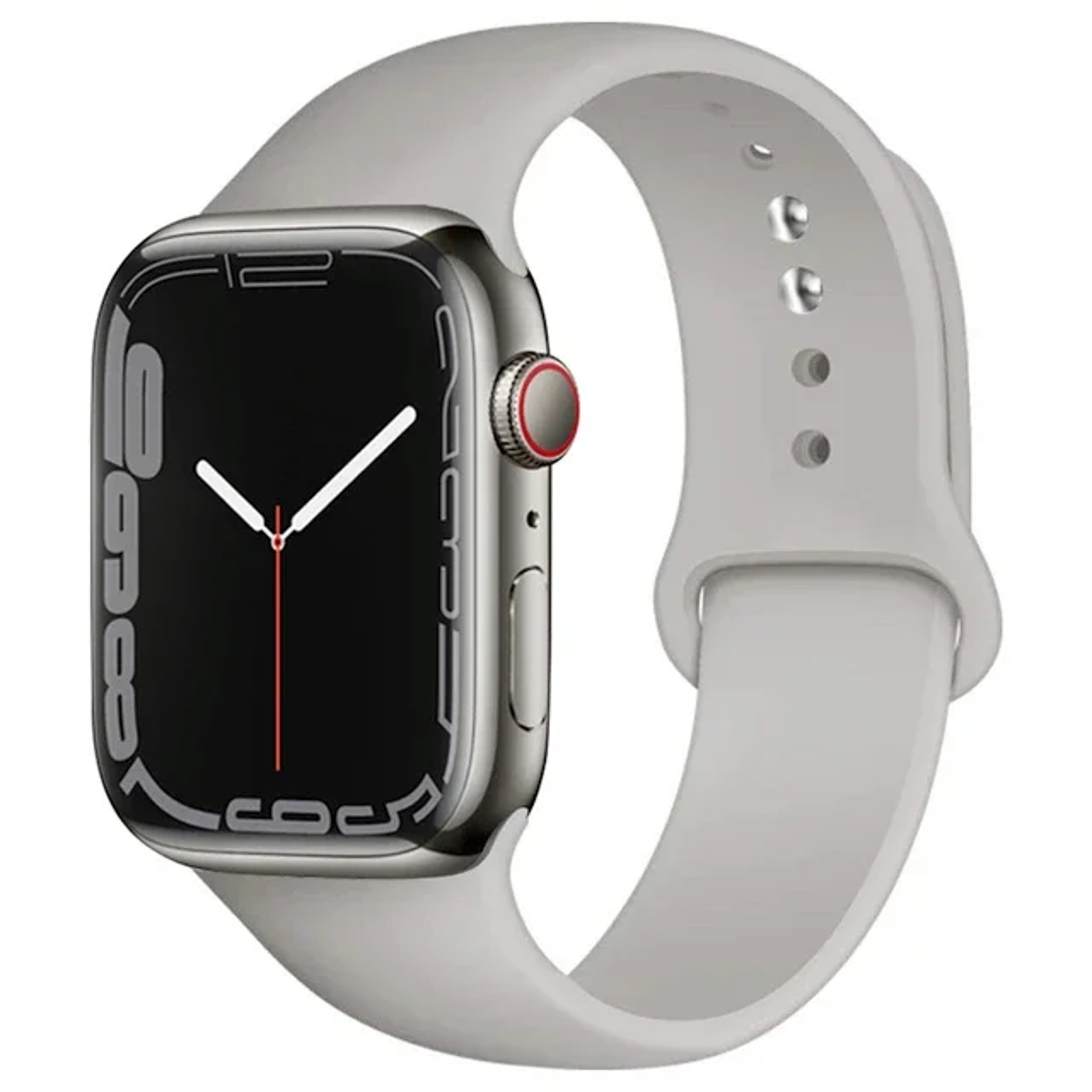 Apple Watch Silicone Sport Band, Compatible with Series & Ultr – view 45
