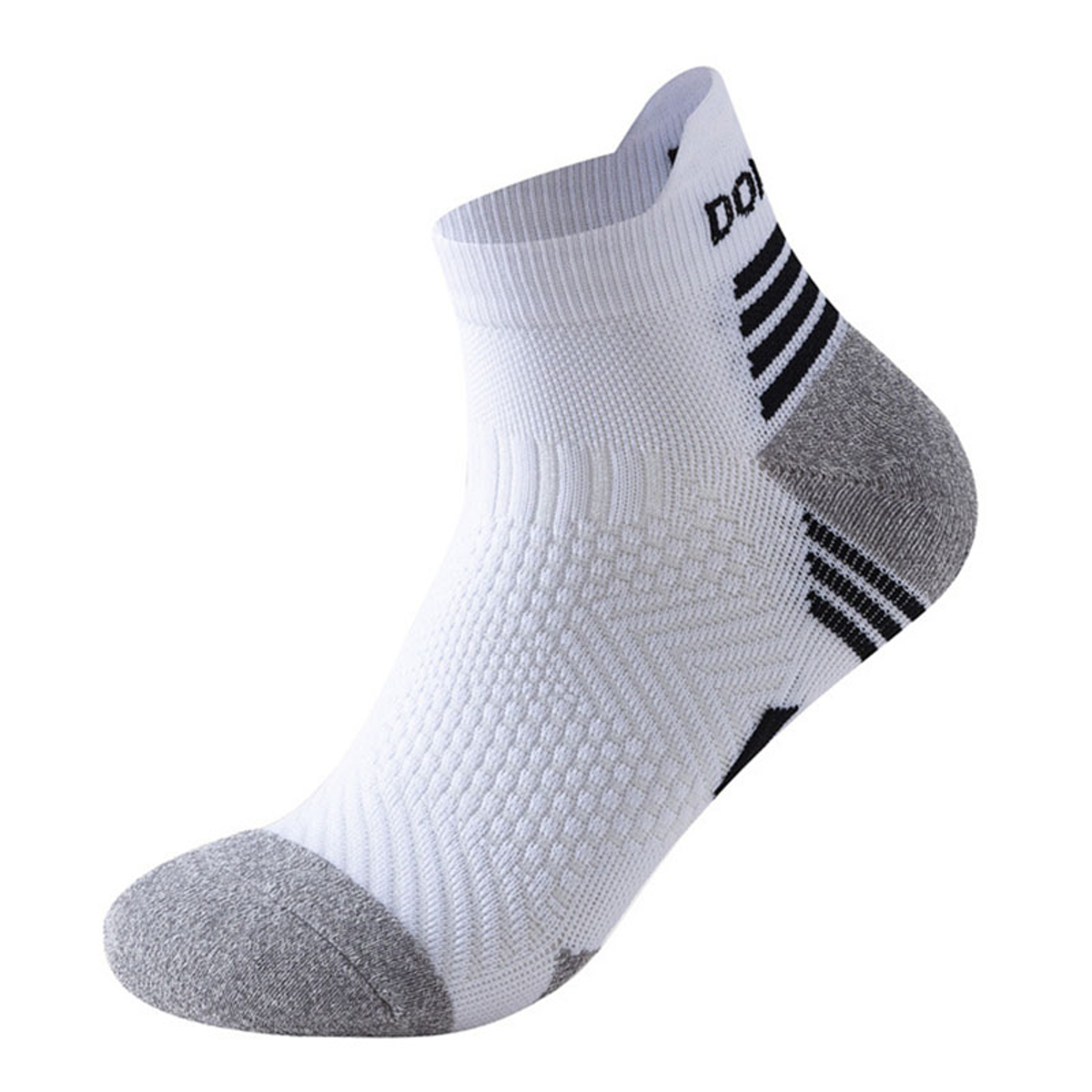 Men Women Professional Marathon Running Socks, Thick Cushioned Low Cut Boat Ankle Sports Socks for Fitness, Gym, Jogging – view 8