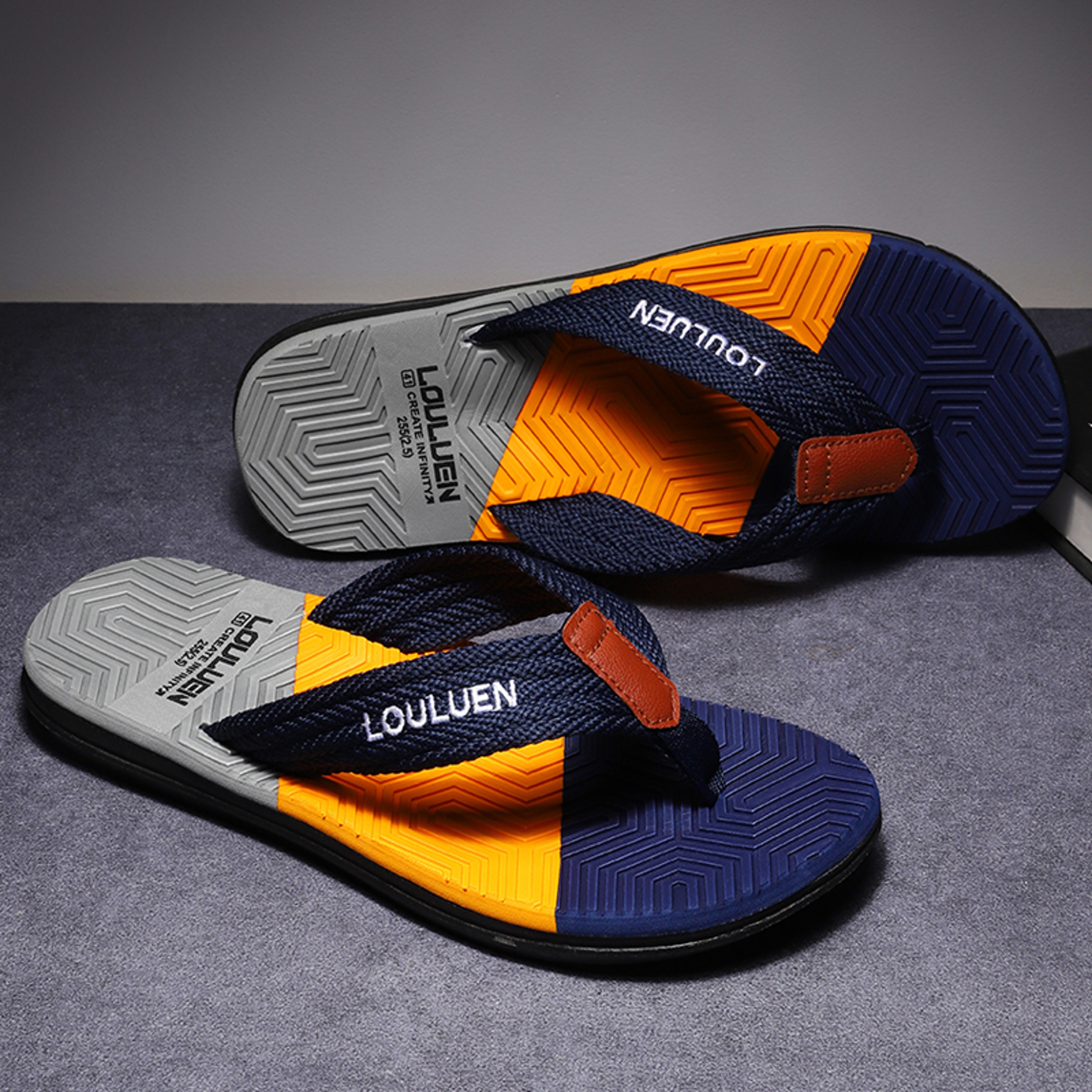 High Quality Hot Sale Men Flip Flops Summer Fashion Breathable Casual Beach Slippers for Outdoor & Comfortable Walking – view 4
