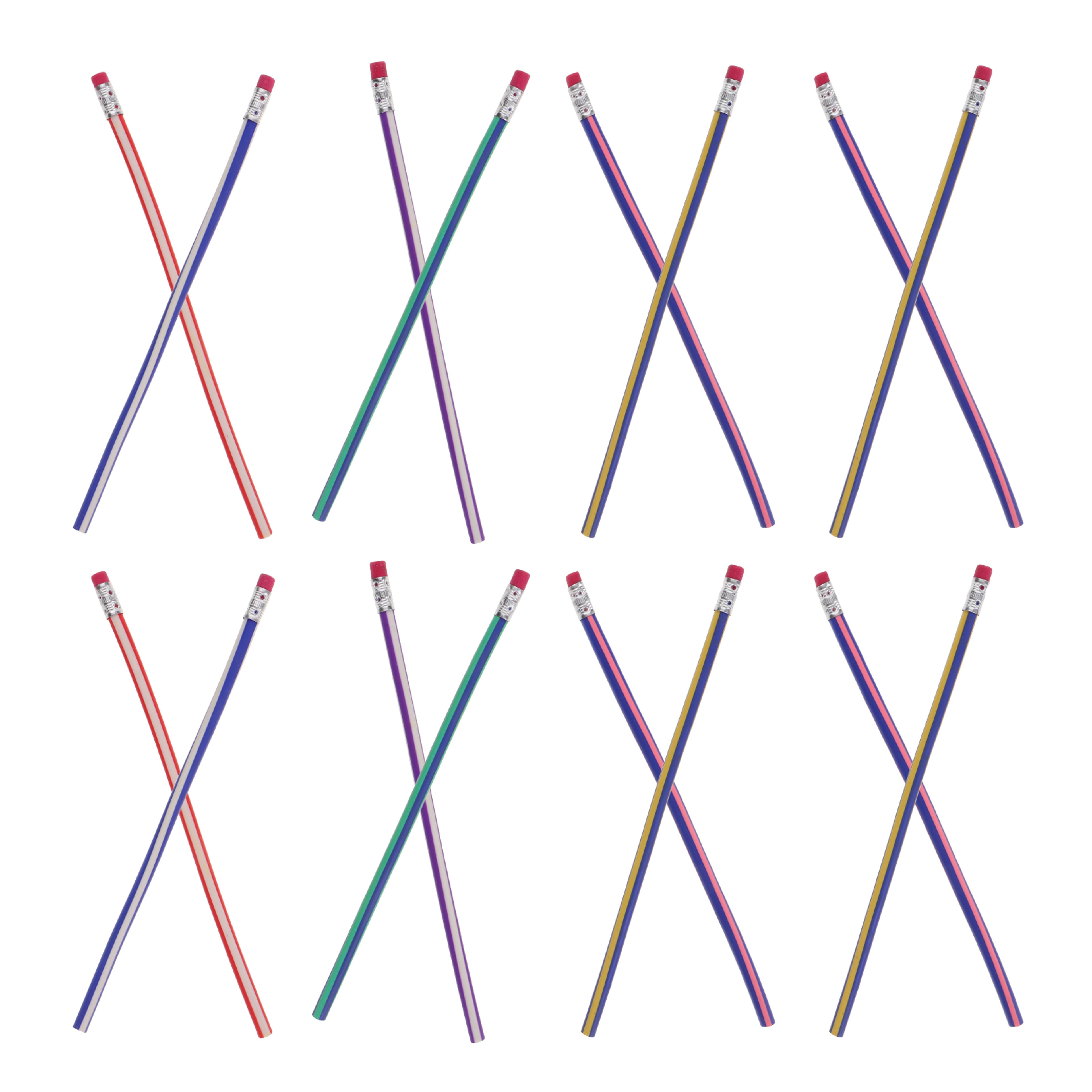PVC Flexible Writing Pencils, Bendable Student Long Pencils, Kids School Prizes, Fun Back to School Supplies – view 2