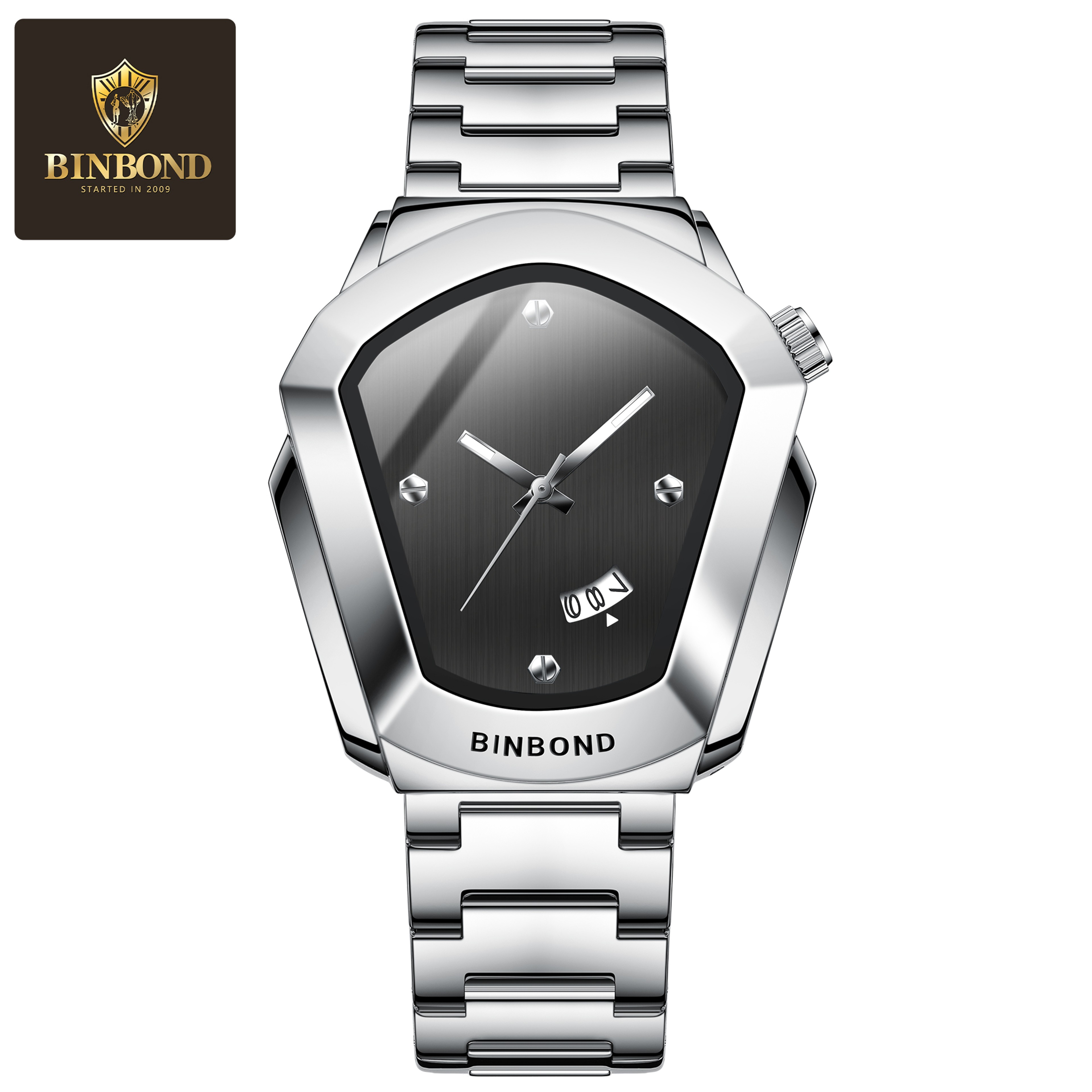 BINBOND Fashion Men Watch for 2025, Motorcycle Concept Large Face Watch, Business Style Waterproof Timepiece – view 14