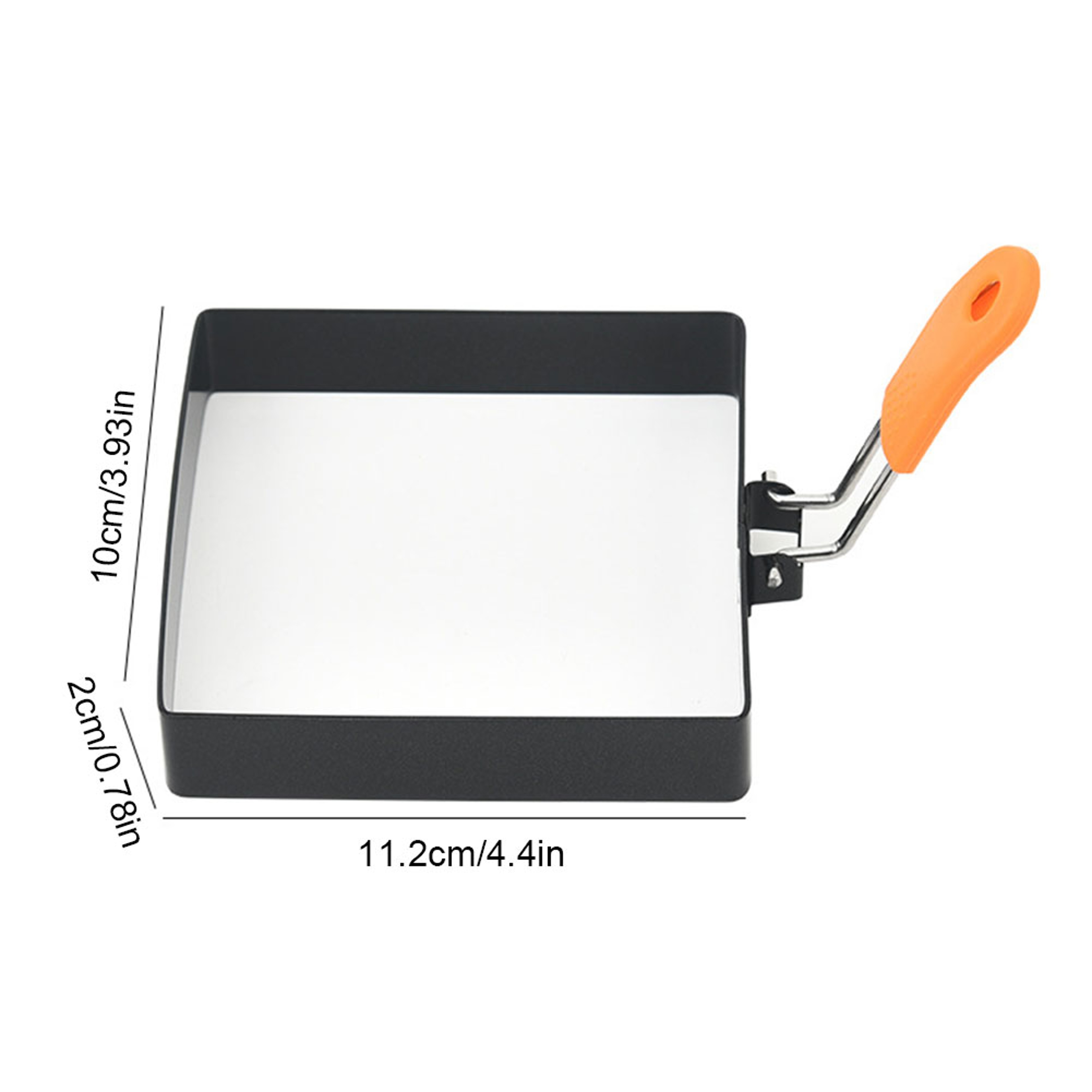 Nonstick Stainless Steel Egg Ring Square Pancake Mold Muffin Omelet Maker Cooking Tool For Kitchen  6
