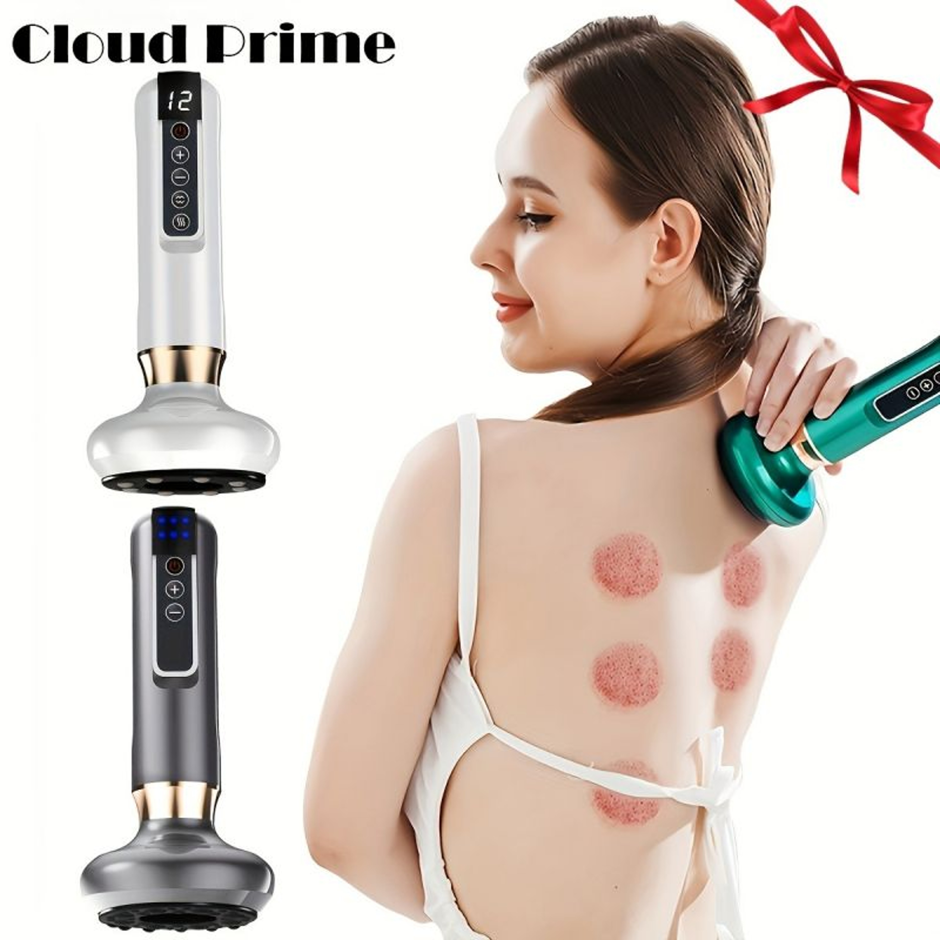 Electric Vacuum Cupping Massager 12-Level, Body Scraping Tool, Portable Suction Therapy Device for Back and Shoulder – view 1