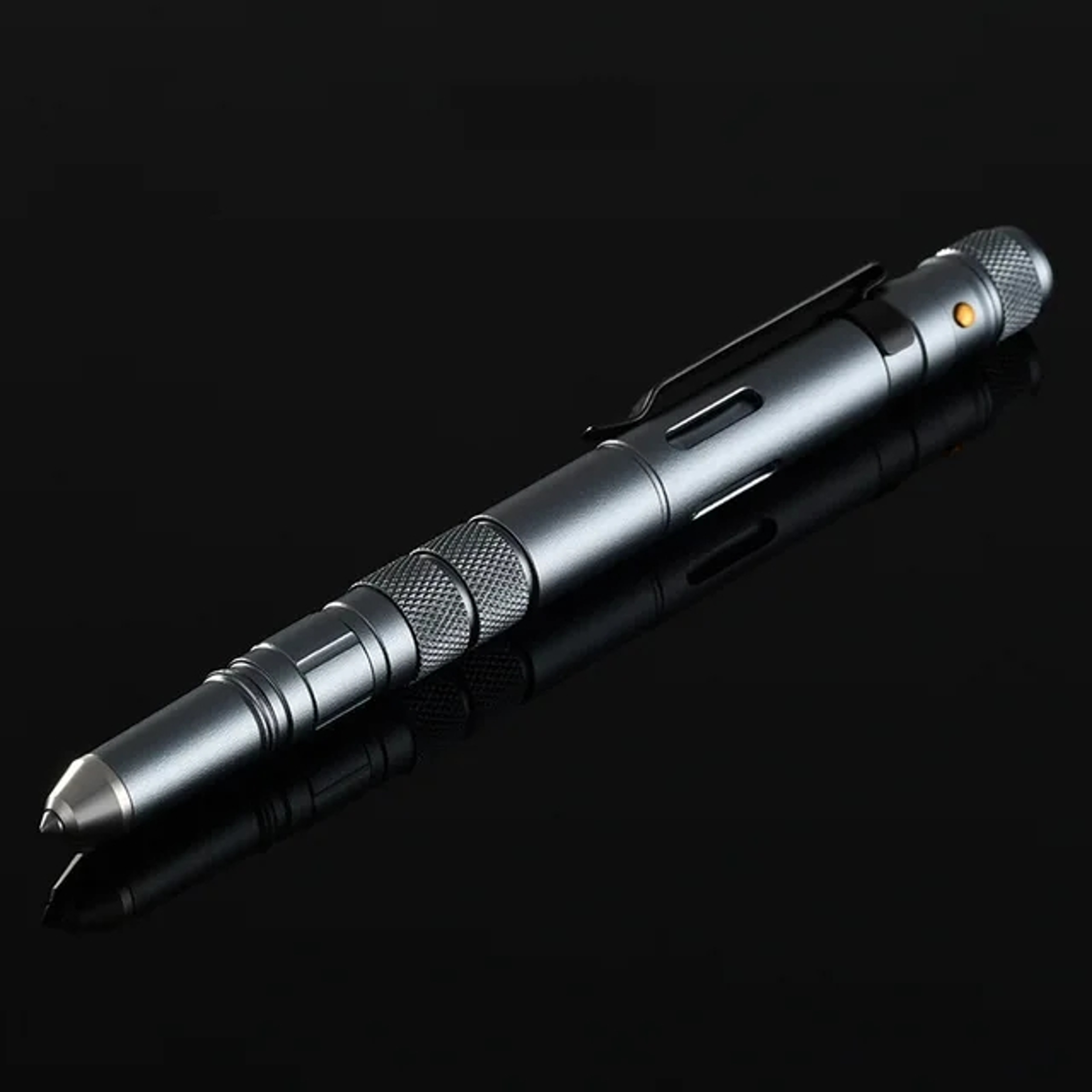 4 In 1 Portable Multifunctional Tactical Pen Outdoor Defense Anti Skid Ballpoint Pen Flashlight Gla 6