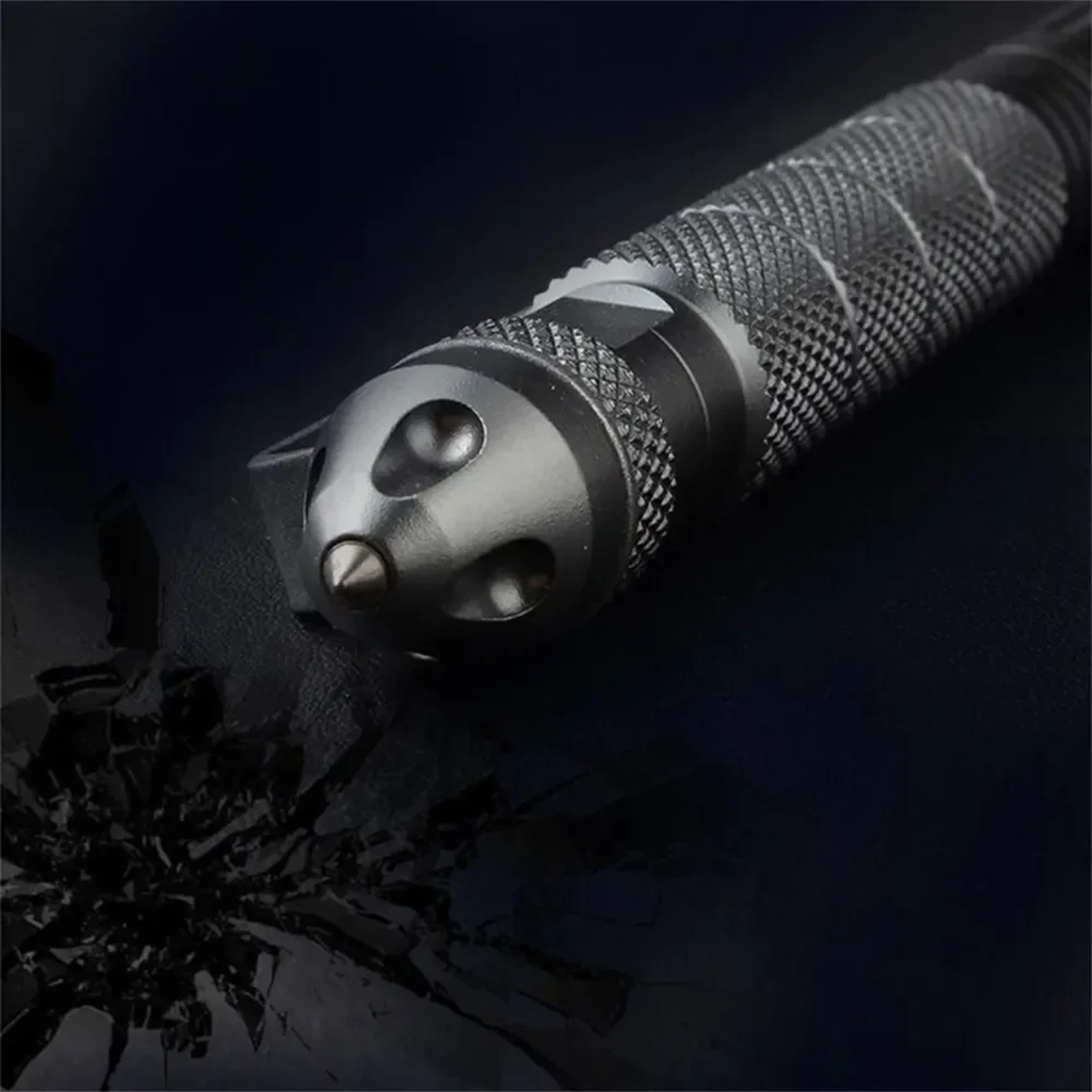 High Quality Self Defense Pen Aluminum Glass Breaker Multi Functional Tactical Pen Steel Anti Skid  3