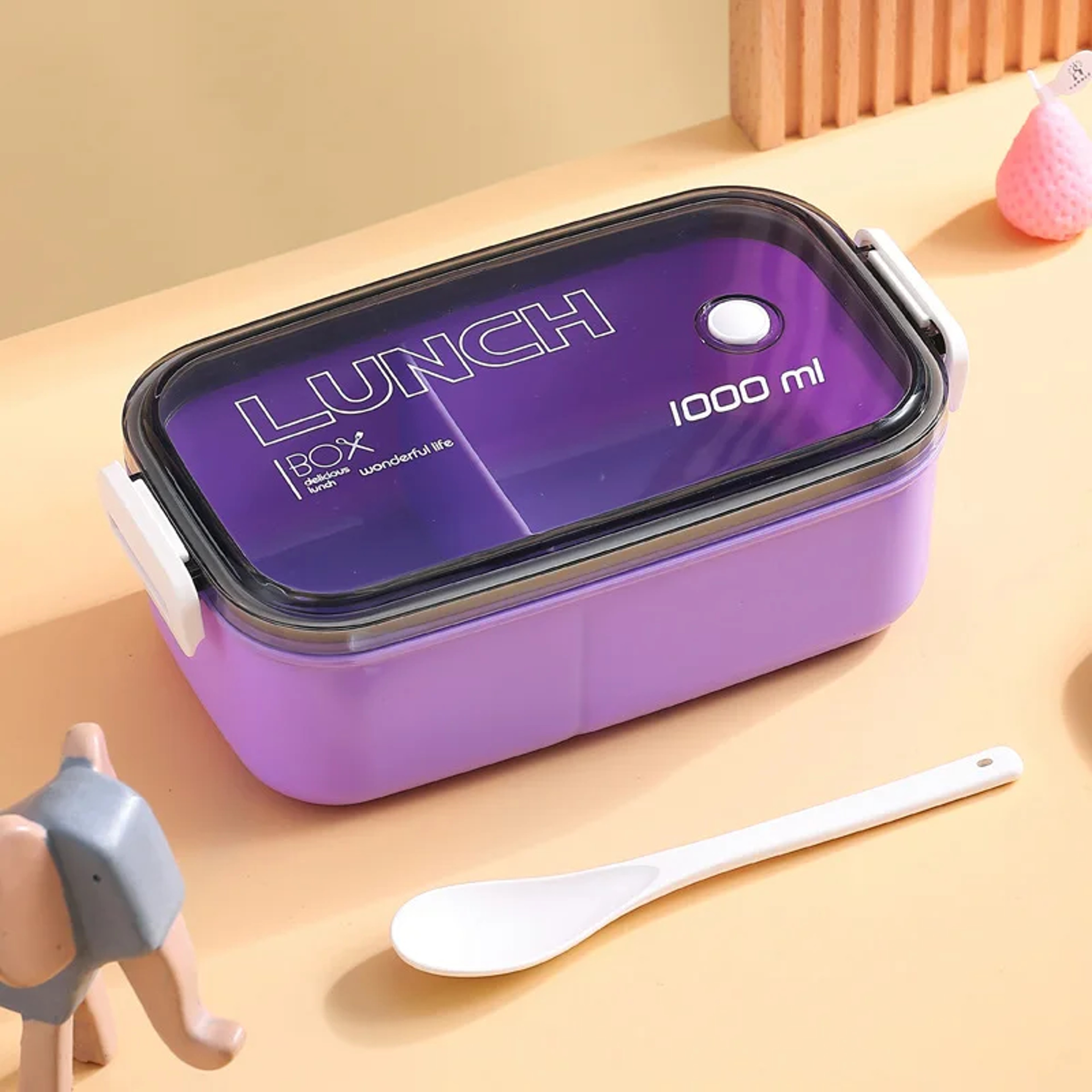 Microwave Heat-Resistant Plastic Lunch Box Preservation Box, Fruit Storage and Sealing Box for Kitchen Use – view 10