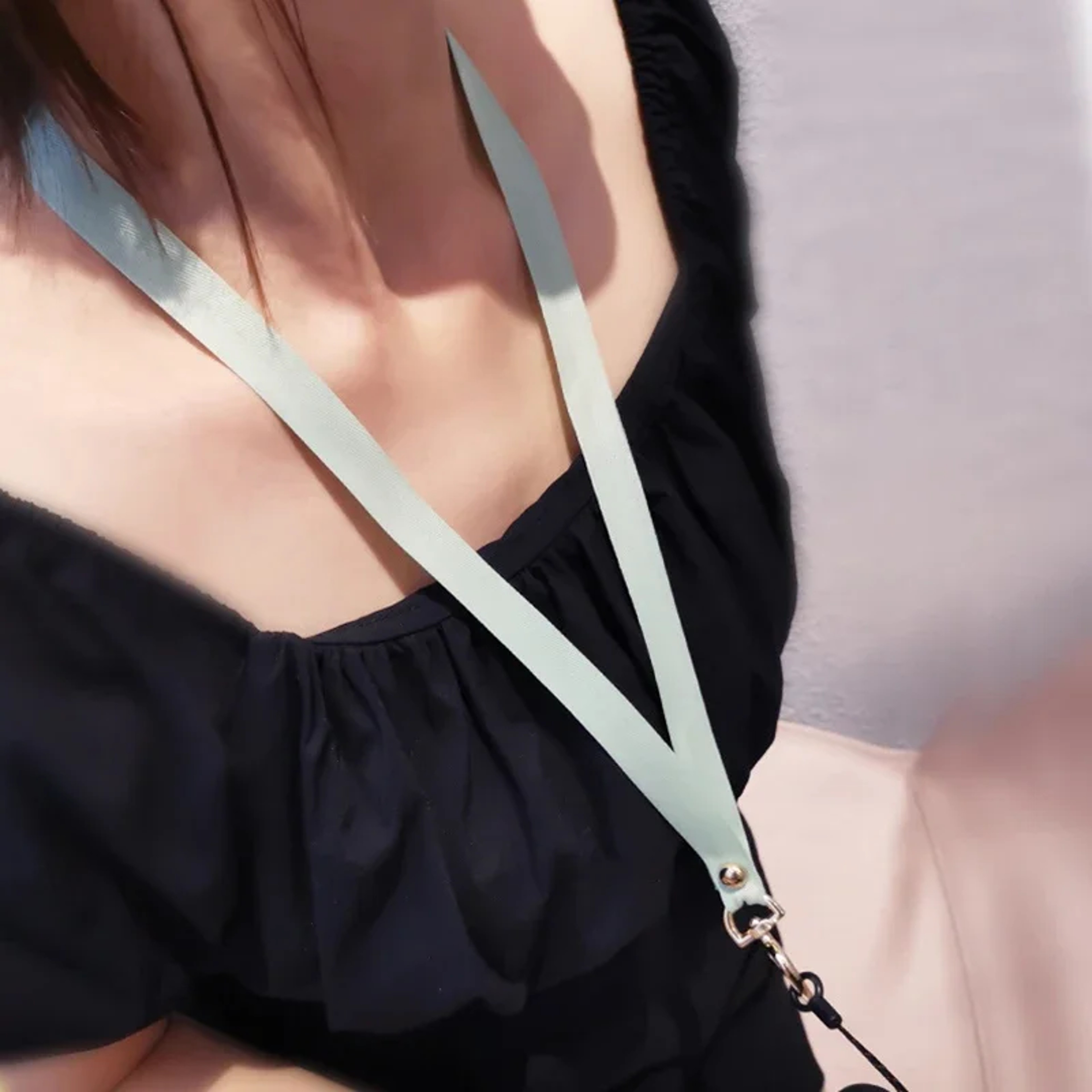 Universal Cell Phone Crossbody Lanyard Strap Adjustable, Metal Heart Phone Strap Neck, Anti Lost Hanging Rope – view 5