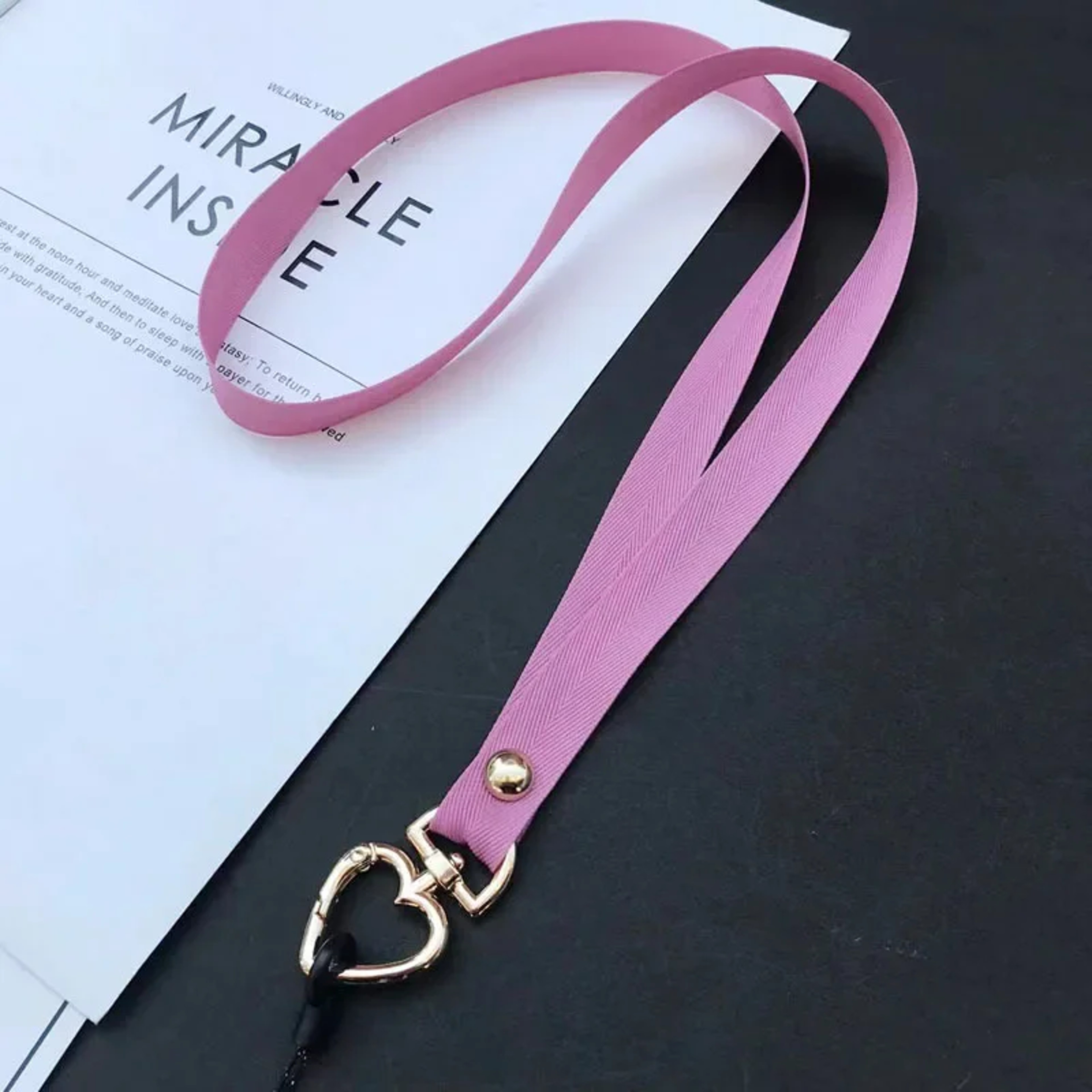 Universal Cell Phone Crossbody Lanyard Strap Adjustable, Metal Heart Phone Strap Neck, Anti Lost Hanging Rope – view 12
