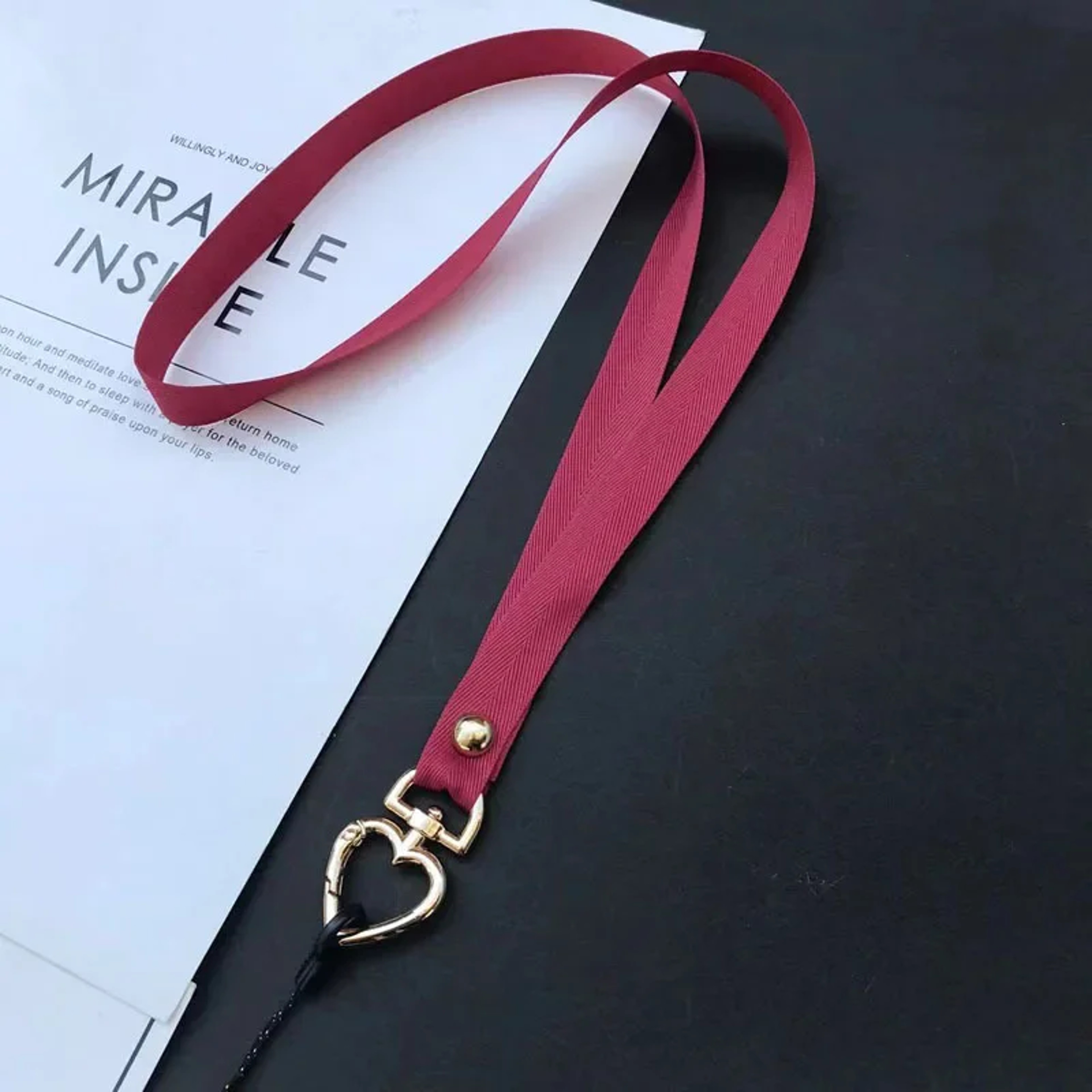 Universal Cell Phone Crossbody Lanyard Strap Adjustable, Metal Heart Phone Strap Neck, Anti Lost Hanging Rope – view 16