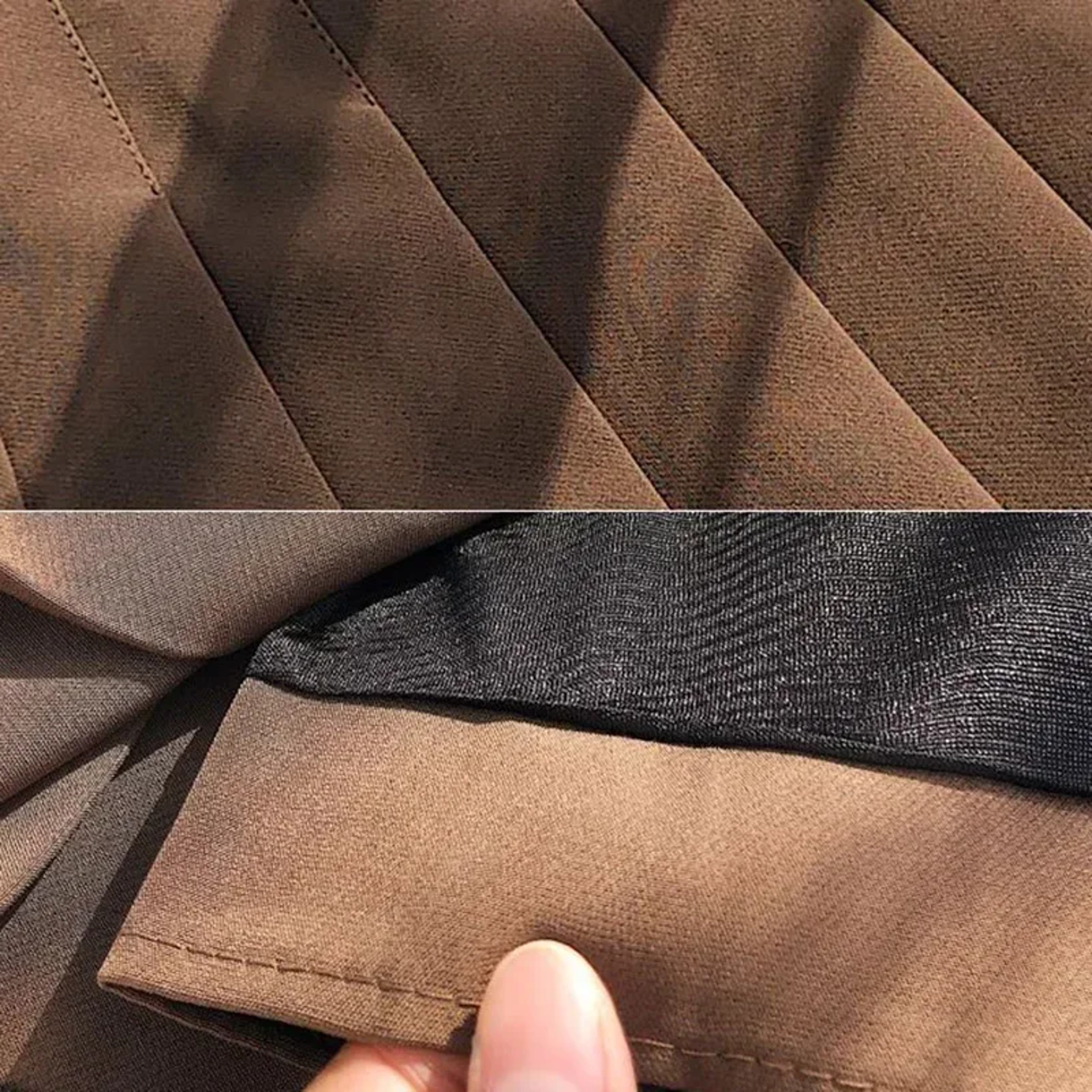 High Waisted Mini Skirt, Solid Color Slim Fit, Elastic Comfortable Stretch, A Line Zipper Skirt for Women, Girls, Spring – view 6