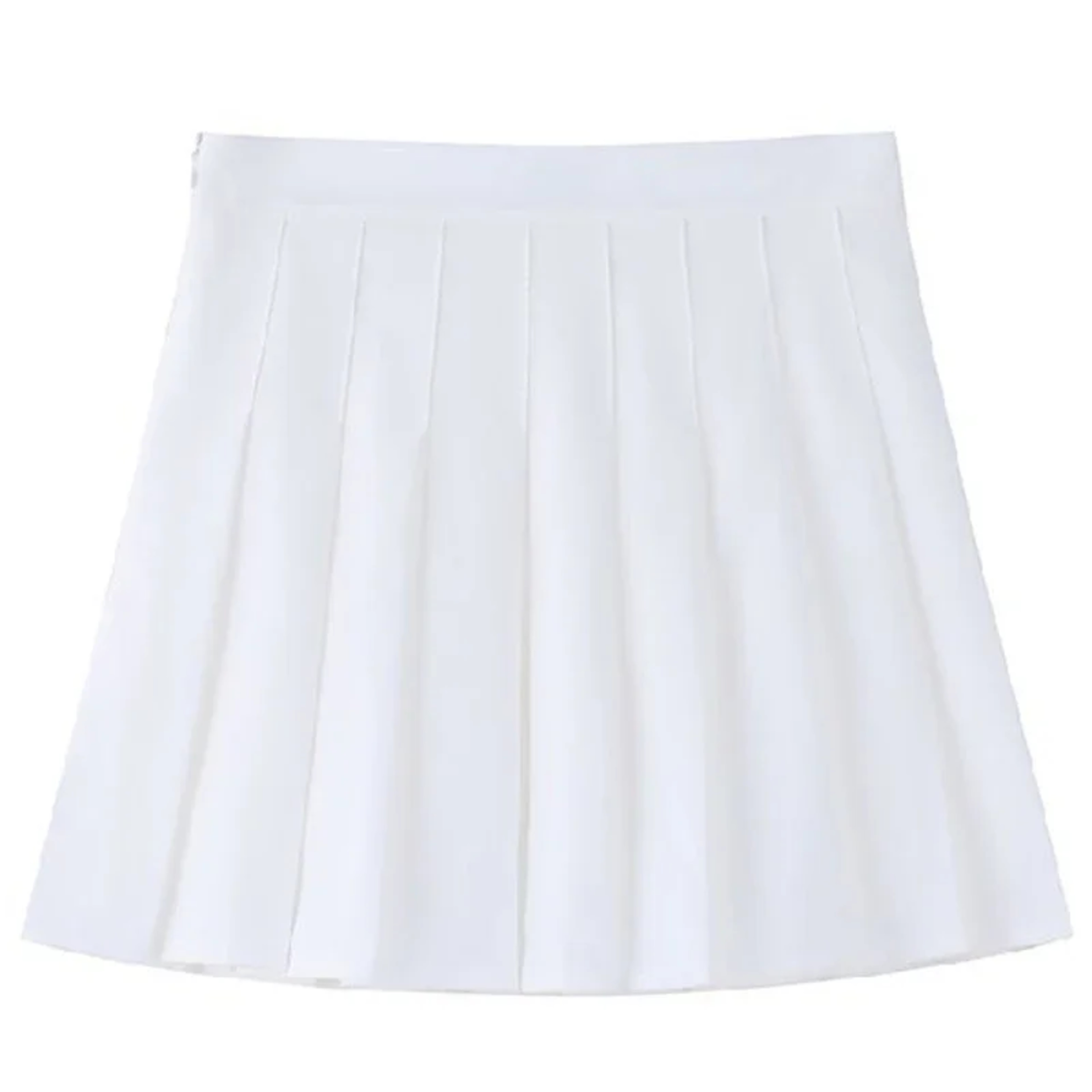 High Waisted Mini Skirt, Solid Color Slim Fit, Elastic Comfortable Stretch, A Line Zipper Skirt for Women, Girls, Spring – view 11