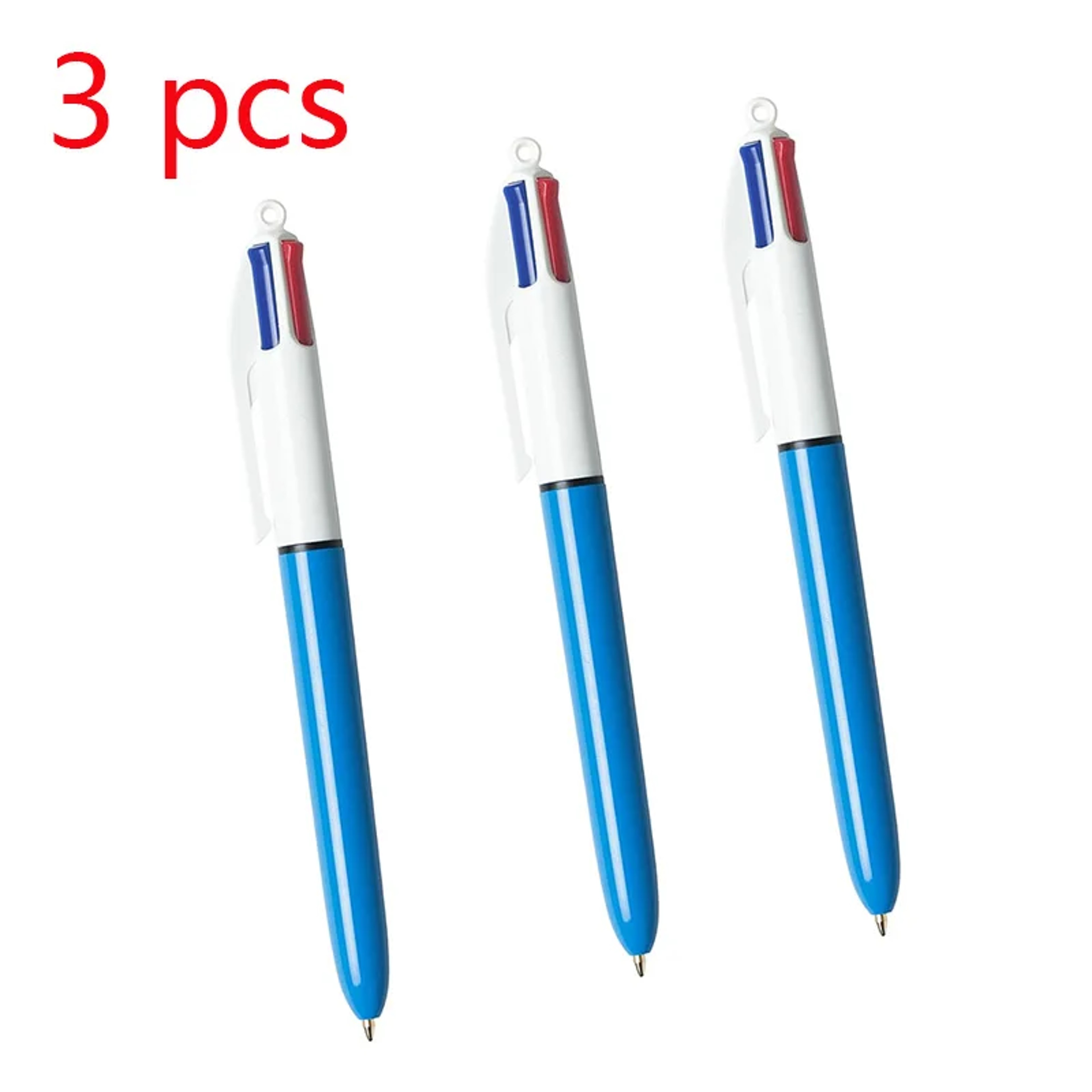 4 Color Retractable Ballpoint Pen, 4in1 Multipen for Smooth Writing Office Supplies, School Stationery, and Teacher Gif – view 7