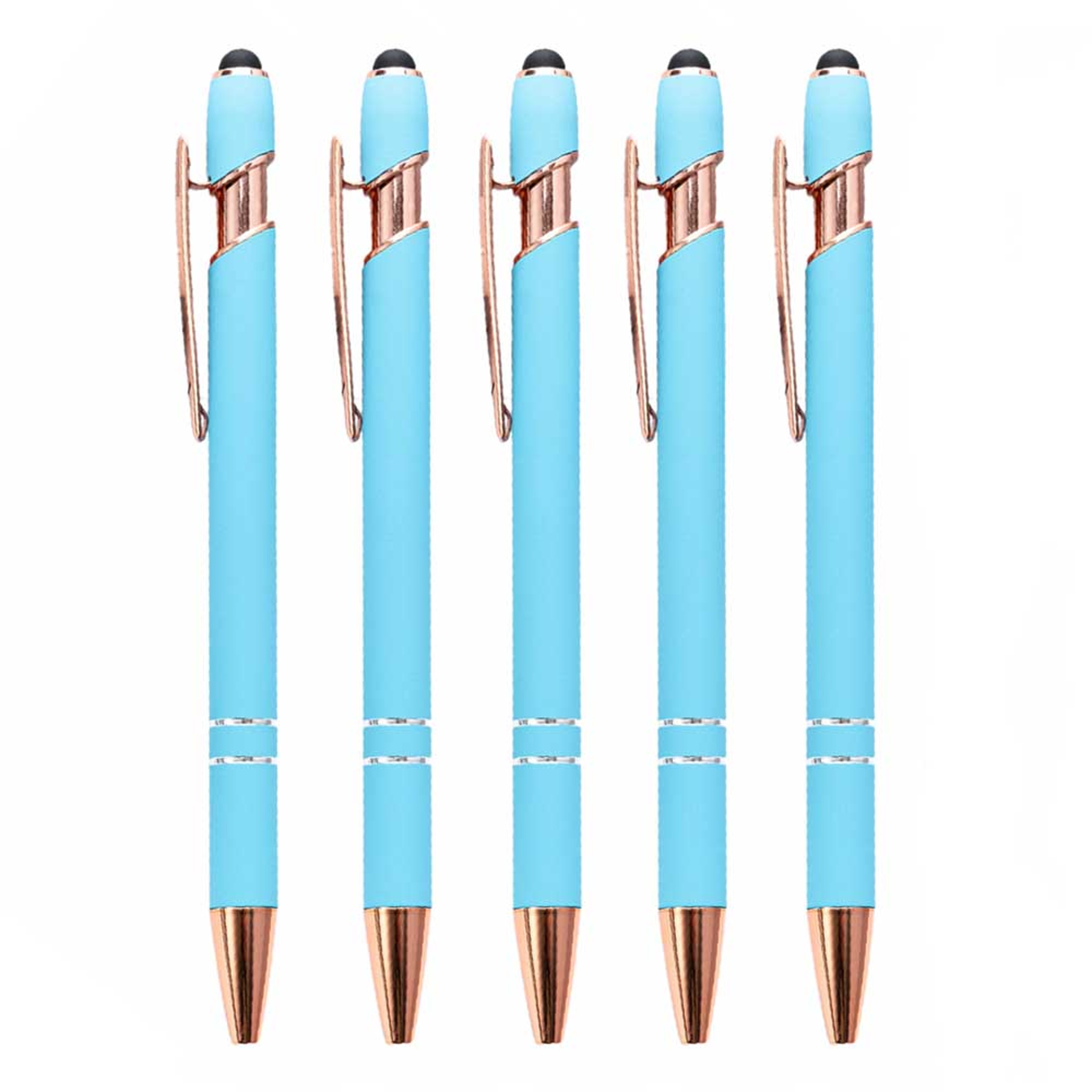 Premium Metal Stylus Pen, 2 in 1 Ballpoint Pen with Stylus Tip, Black Ink Refill, for Smartphone, Tablet, Ideal Gift – view 8