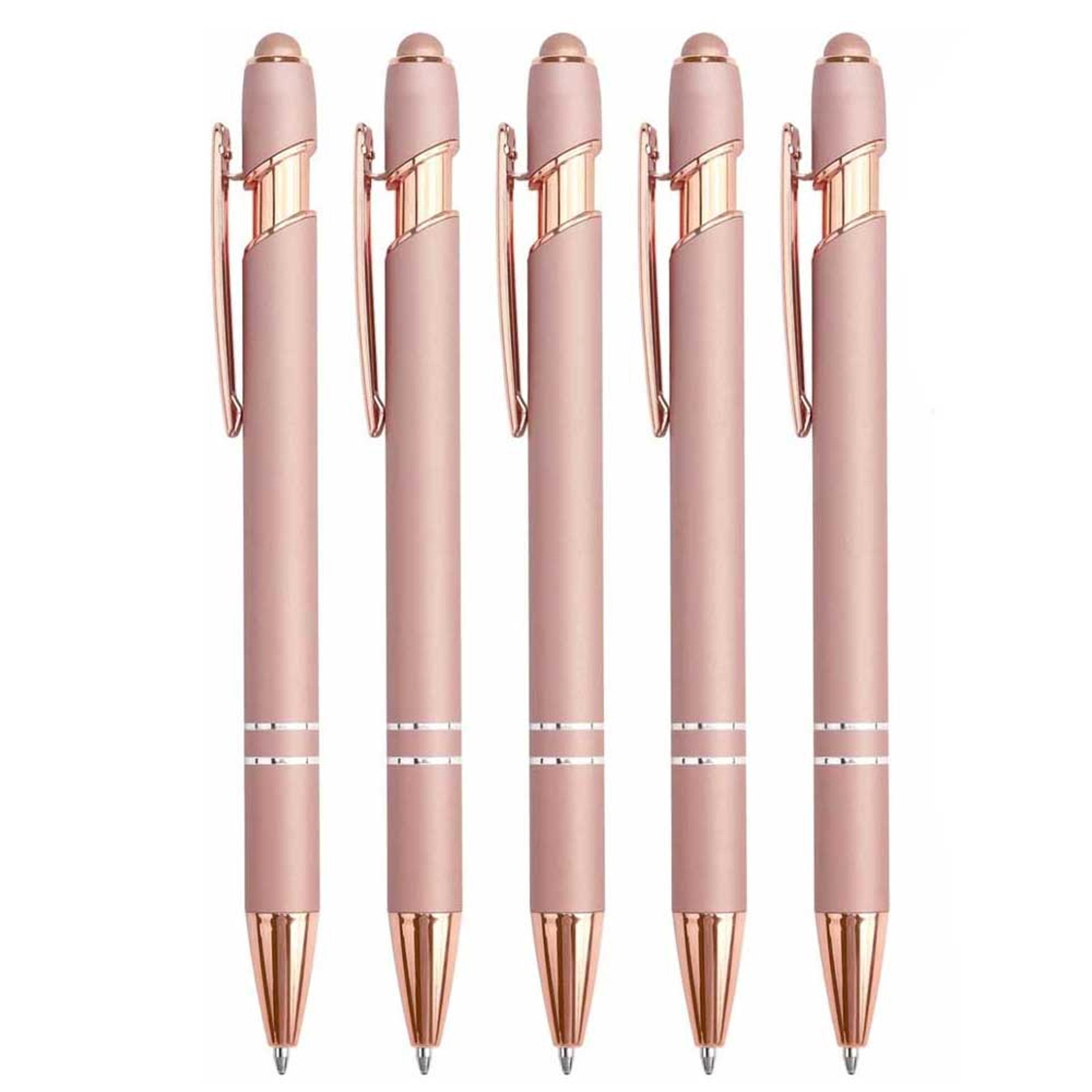 Premium Metal Stylus Pen, 2 in 1 Ballpoint Pen with Stylus Tip, Black Ink Refill, for Smartphone, Tablet, Ideal Gift – view 10