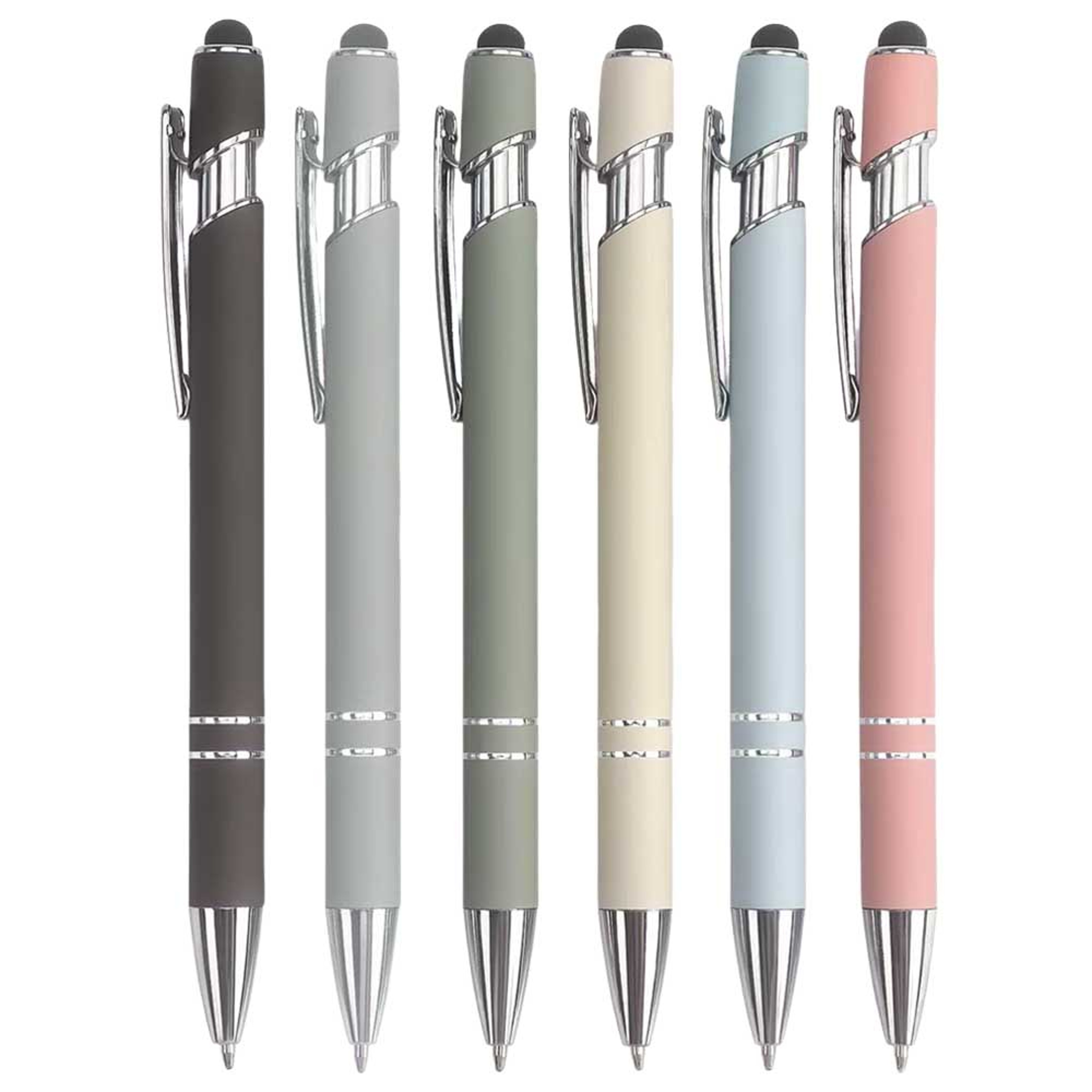 Premium Metal Stylus Pen, 2 in 1 Ballpoint Pen with Stylus Tip, Black Ink Refill, for Smartphone, Tablet, Ideal Gift – view 14