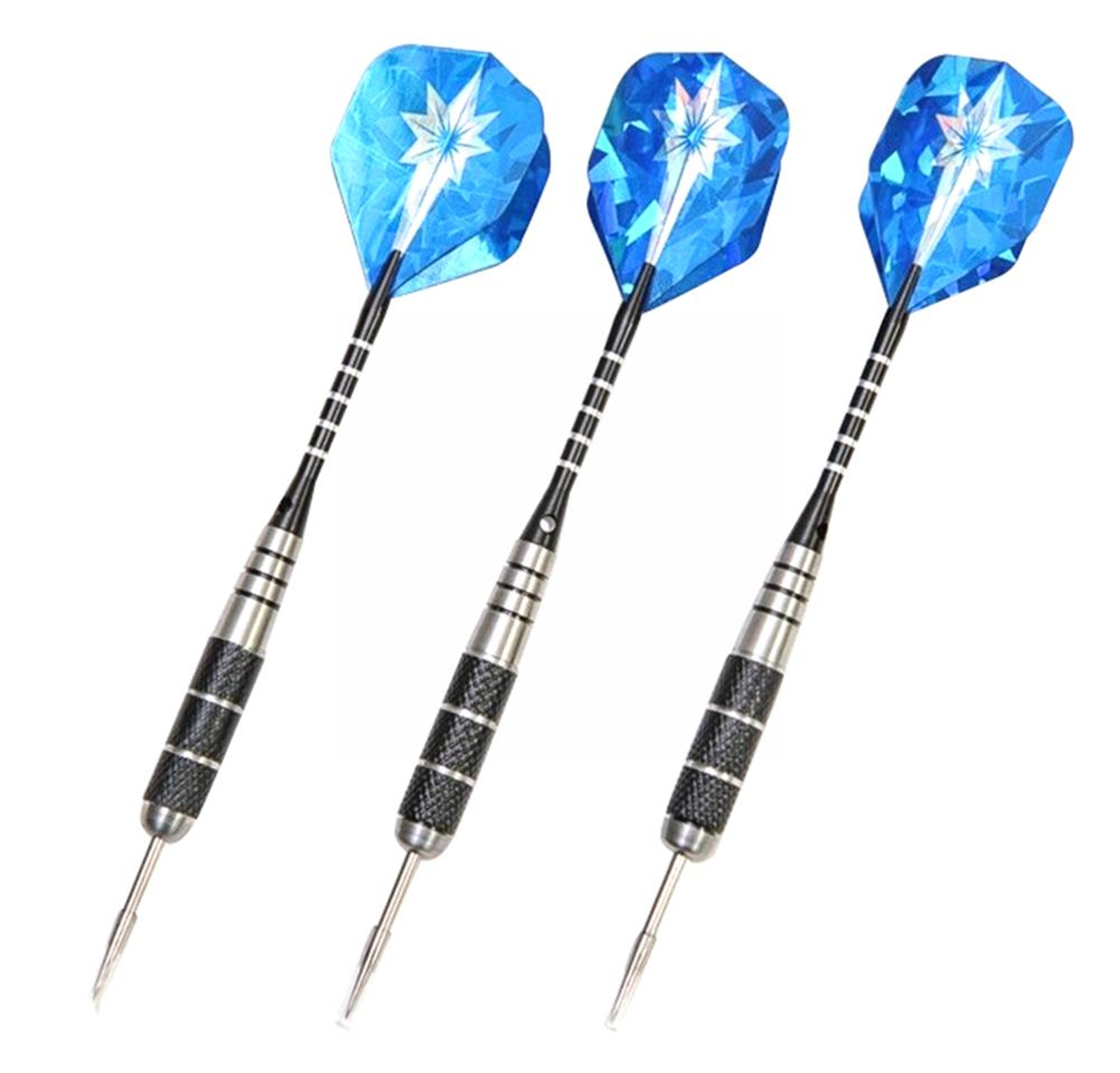 Professional Tungsten Steel Tip Darts Set, 3pcs Steel Shafts and Flights for Sports – view 5
