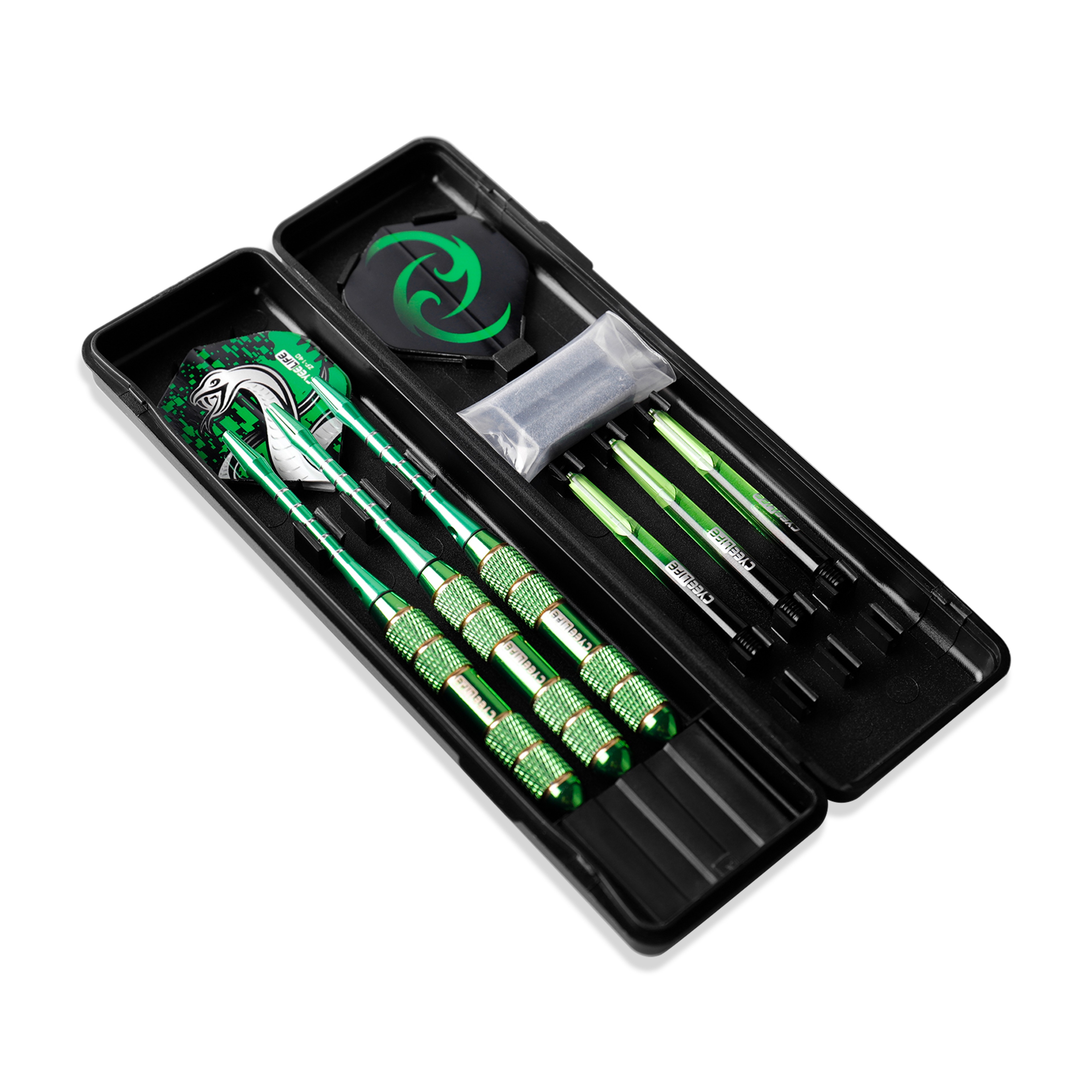 CyeeLife Professional Steel Tip Darts Set, 3PCS with Anti Fall Flights, Pure Copper Barrels, for Dartboard – view 5