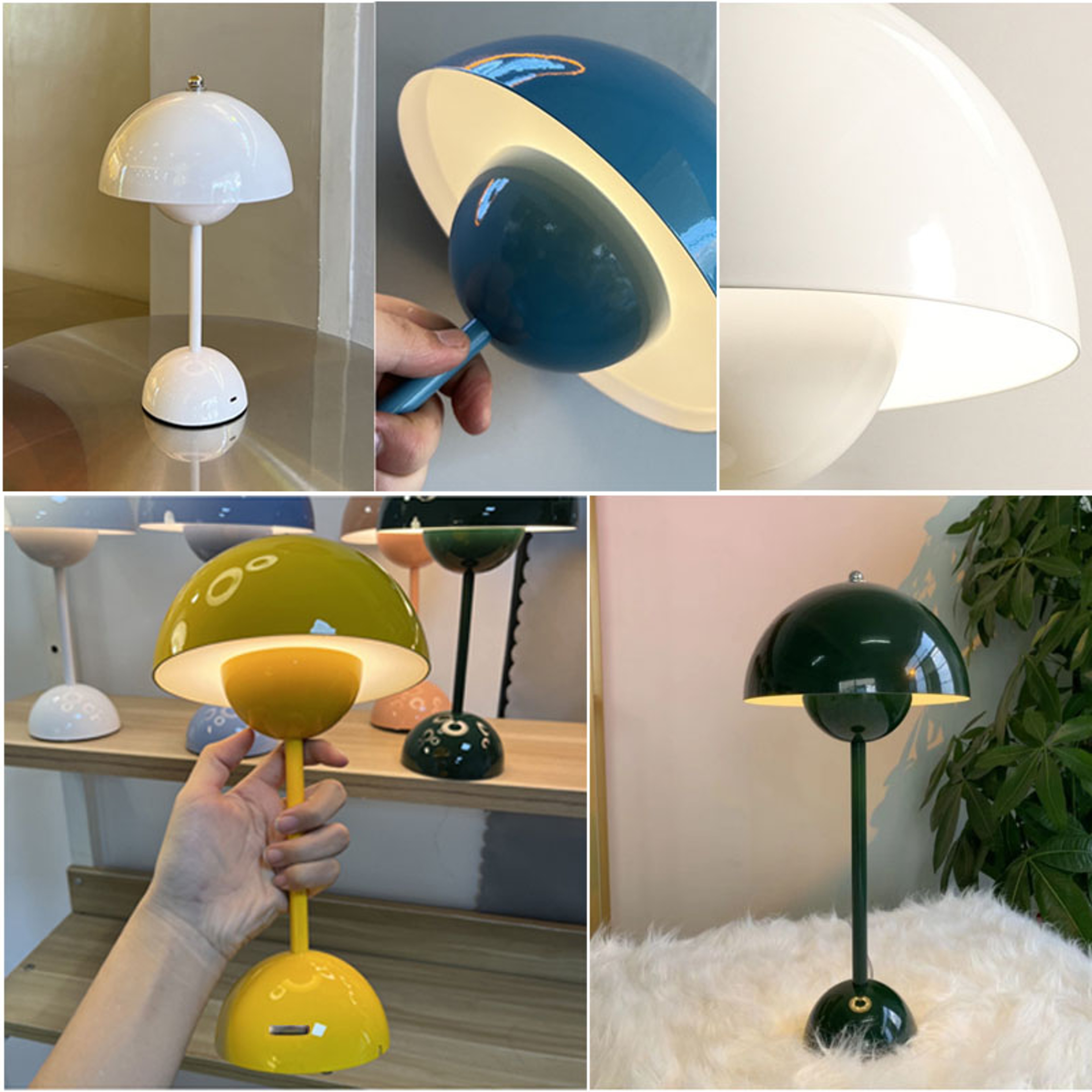 Creative Study Office Table LED Lamp Minimalist Atmosphere Bedroom Bedside Decoration Flower Bud Ta 3