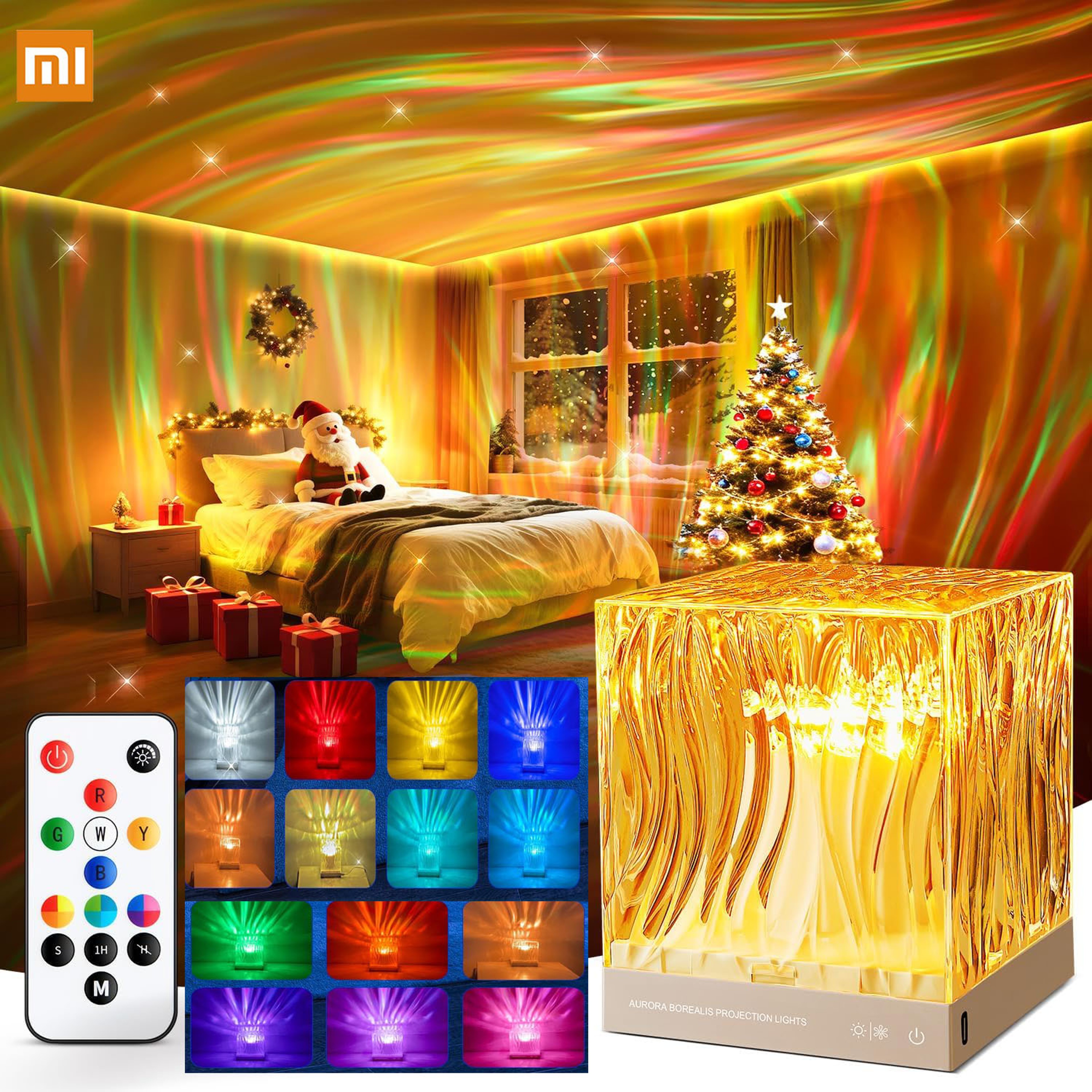 USB LED Galaxy Star Projector Colors Aurora Glow Night Lamp For Childrens Gift 0