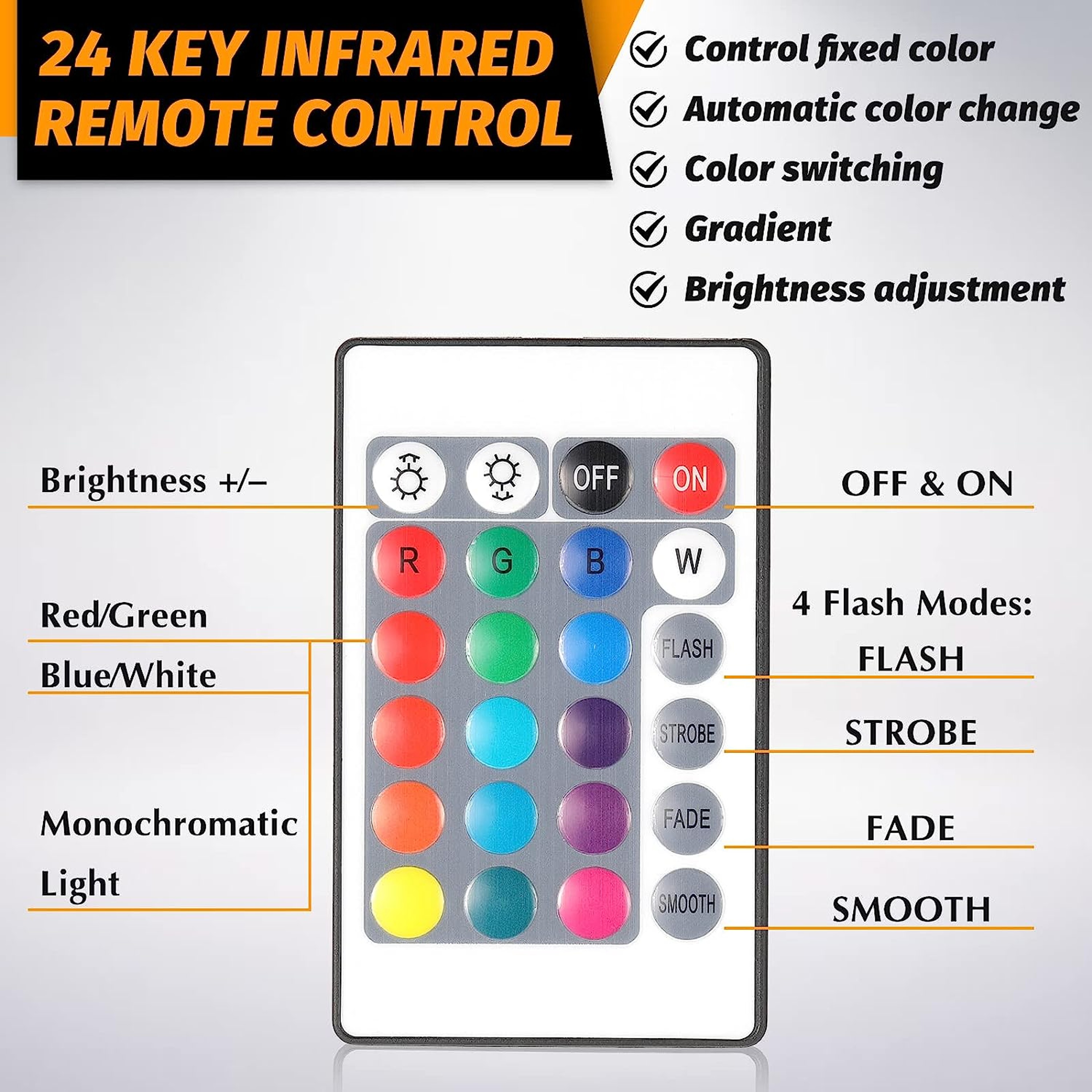 3D LED Lamp Base With Remote Colors Decorative Light Show USB Stand For Acrylic Resin Glass 2