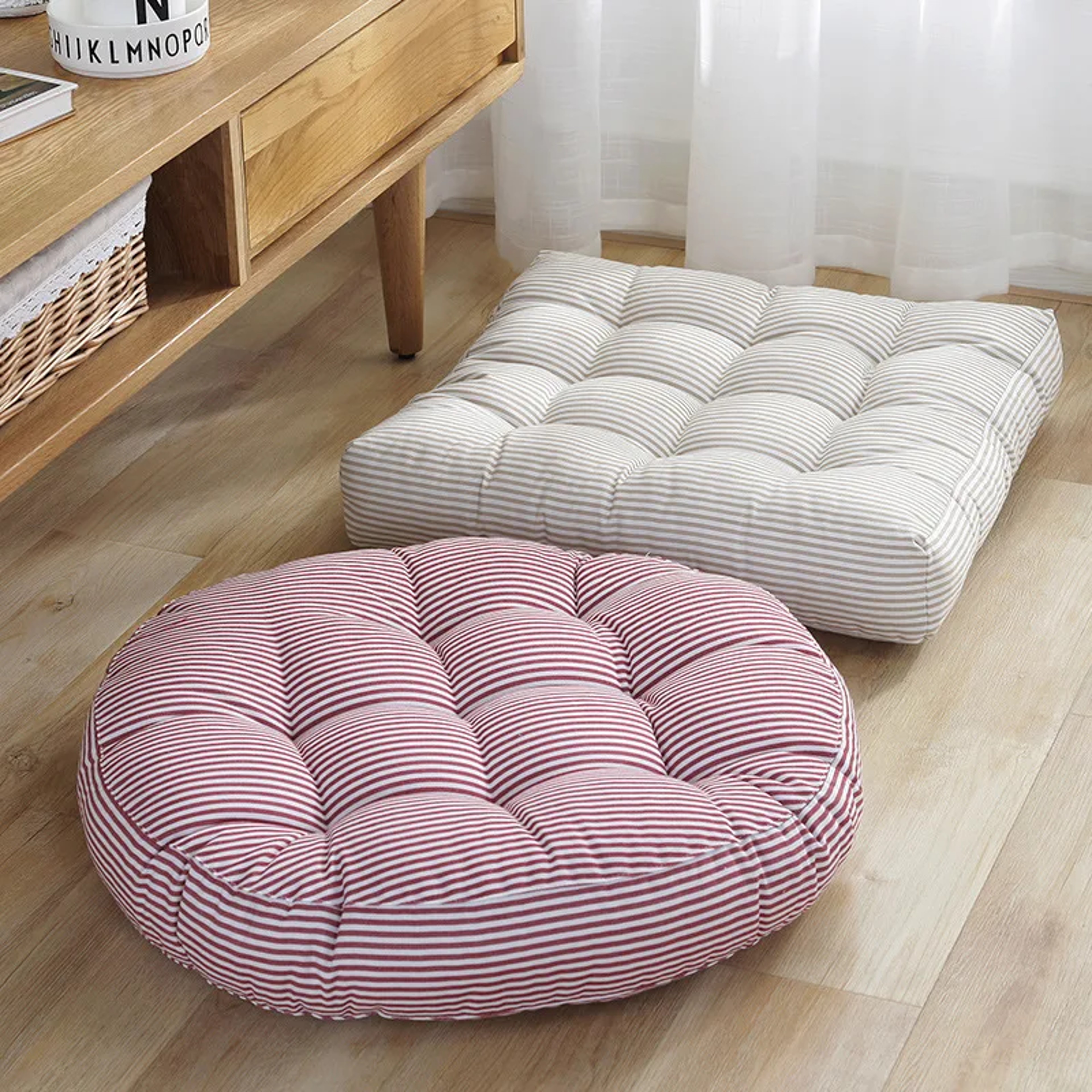 Office Chair Cushion Tatami Meditation Round Soft Cushion Sofa Throw Pillows Yoga Floor Mat Seat 1