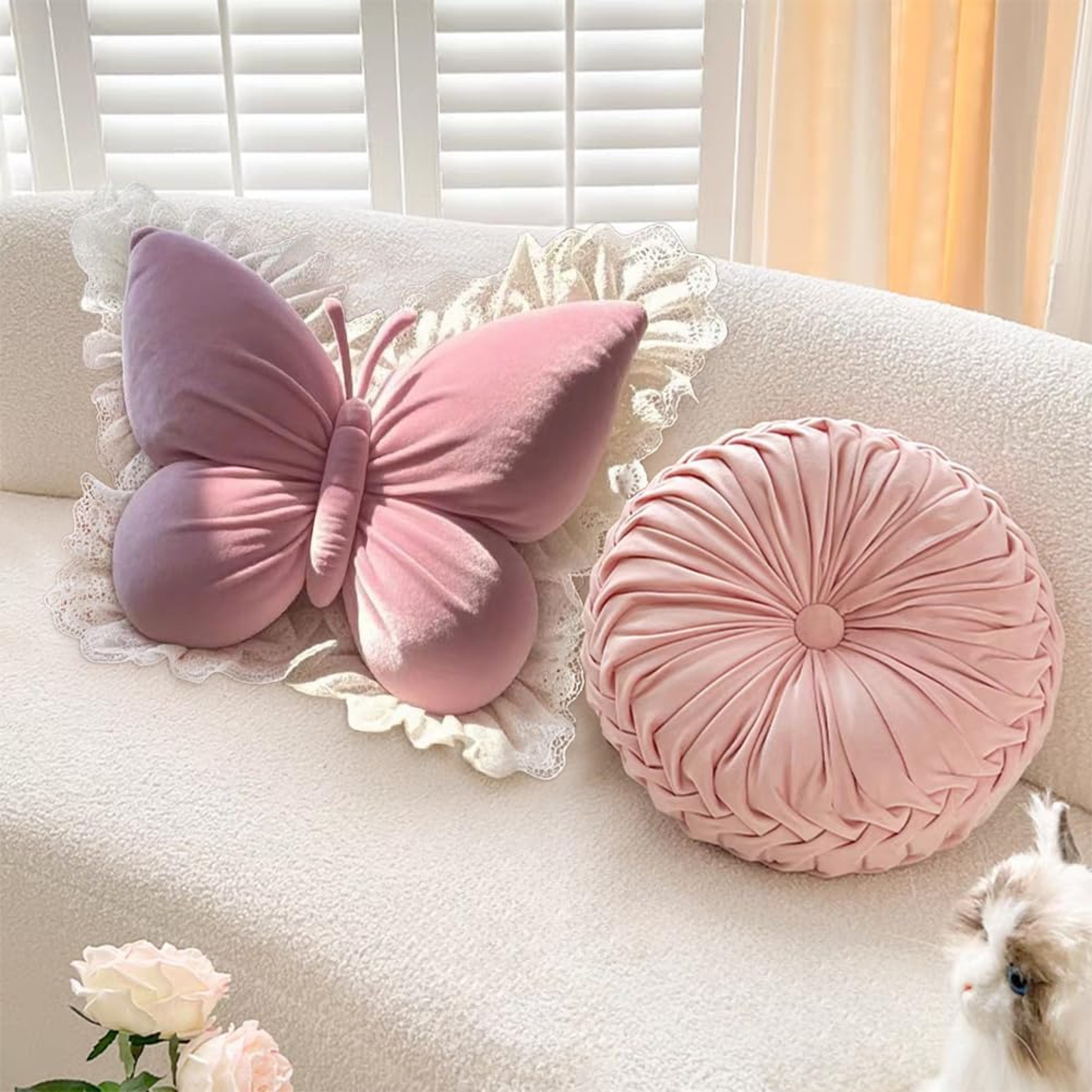Bow Princess Pillow Sofa Cushion Living Room Bedroom Office Car Garden Decor 0