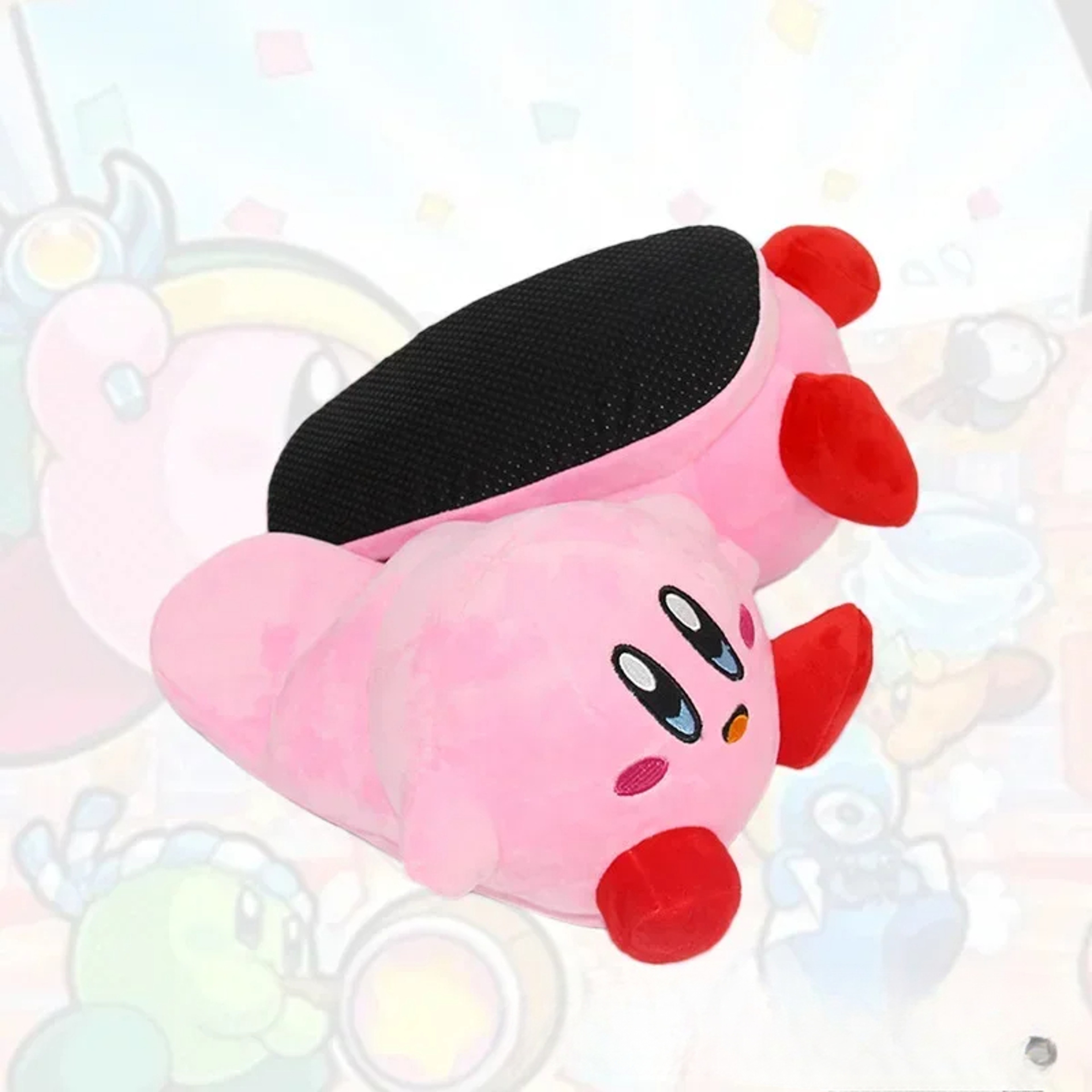Winter Warm Anime Kirby Slippers Women Cartoon Cosplay Household Shoes Indoor Bedroom Kawaii Cotton Slippers – view 5