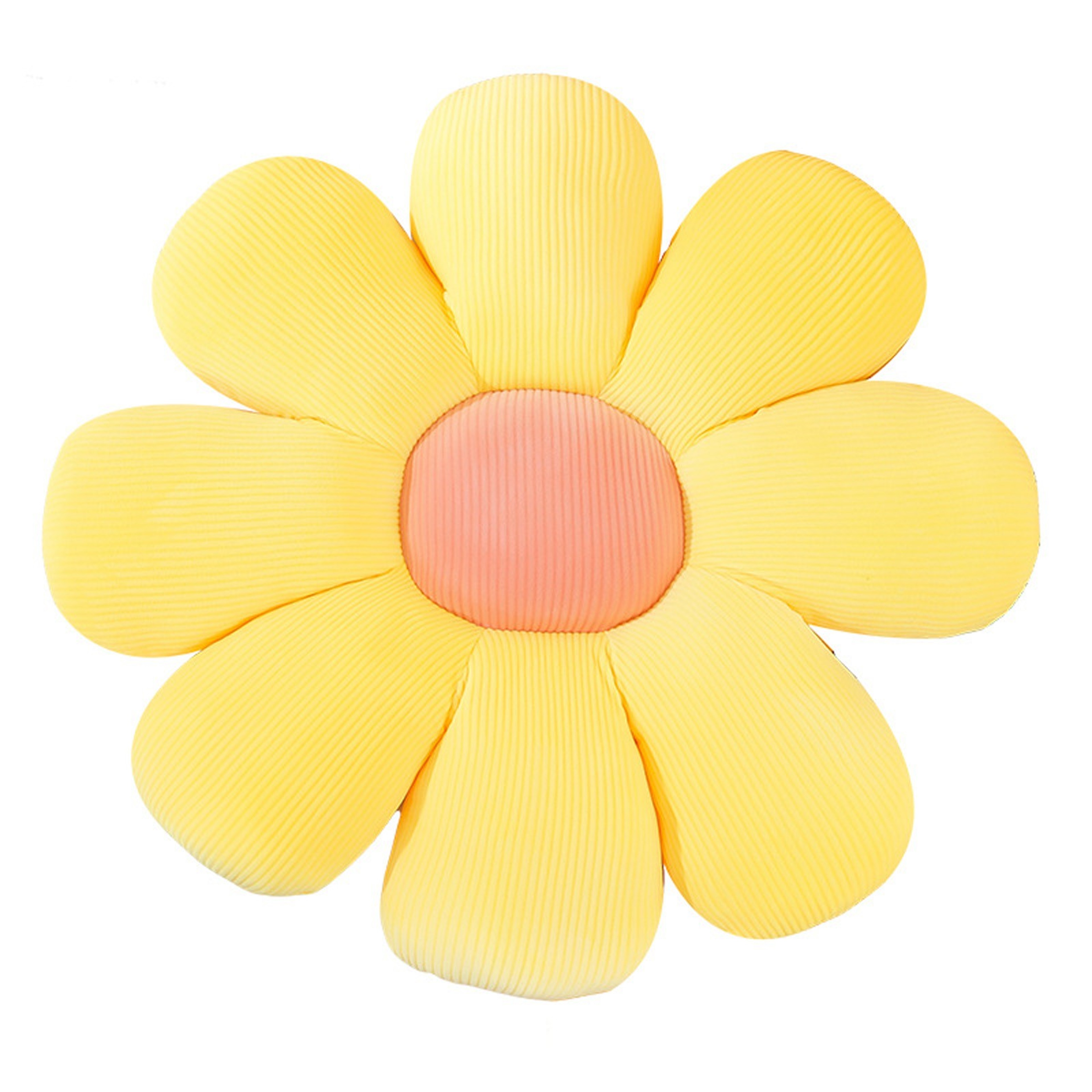 Stuffed Flower Pillow Daisy Setting For Kids Bedroom Girly Room Decor Bay Window Pillow Pink Flower 8