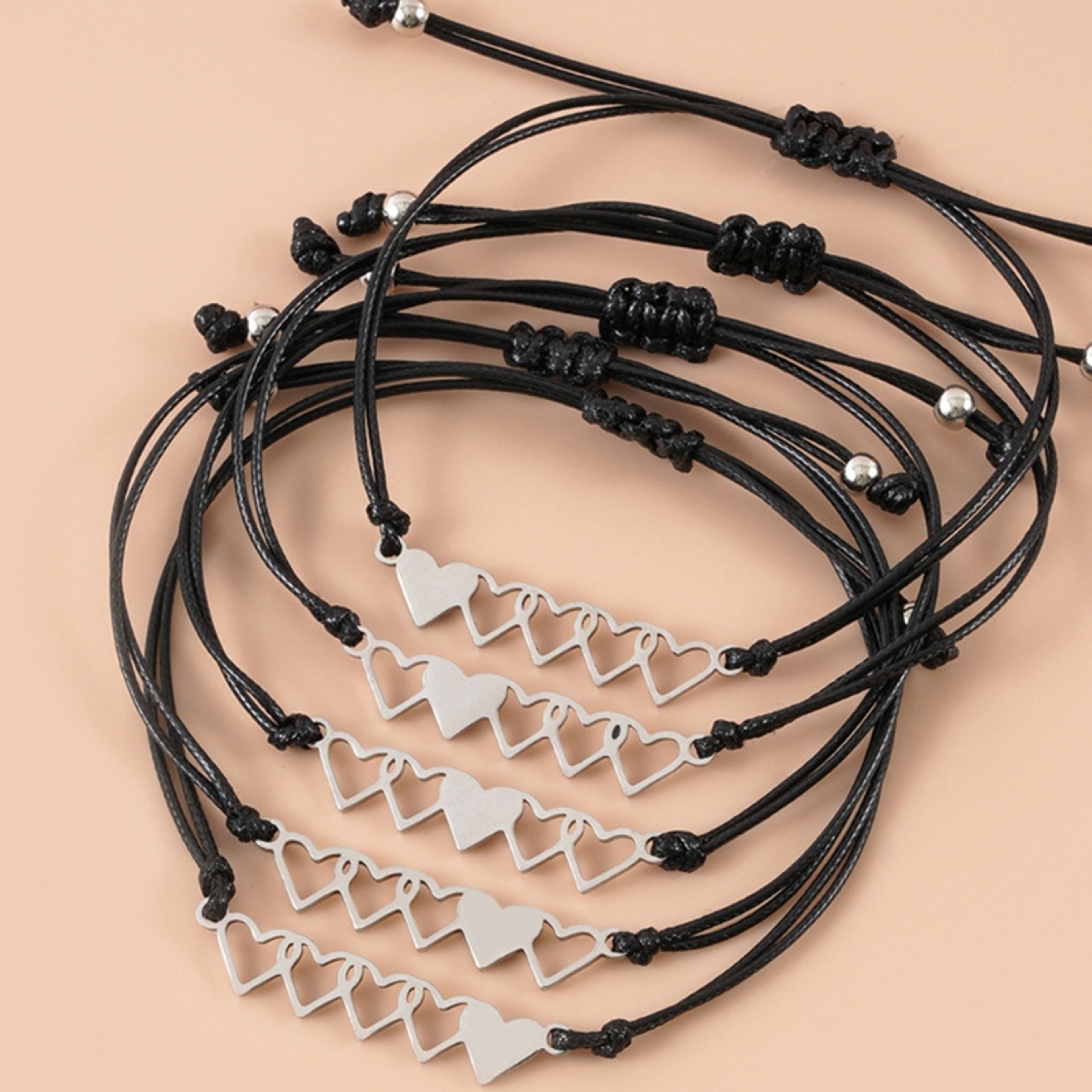 Creative Friendship Bracelet for Sisters Bestie Long Distance Heart Gift for Girls – view 3