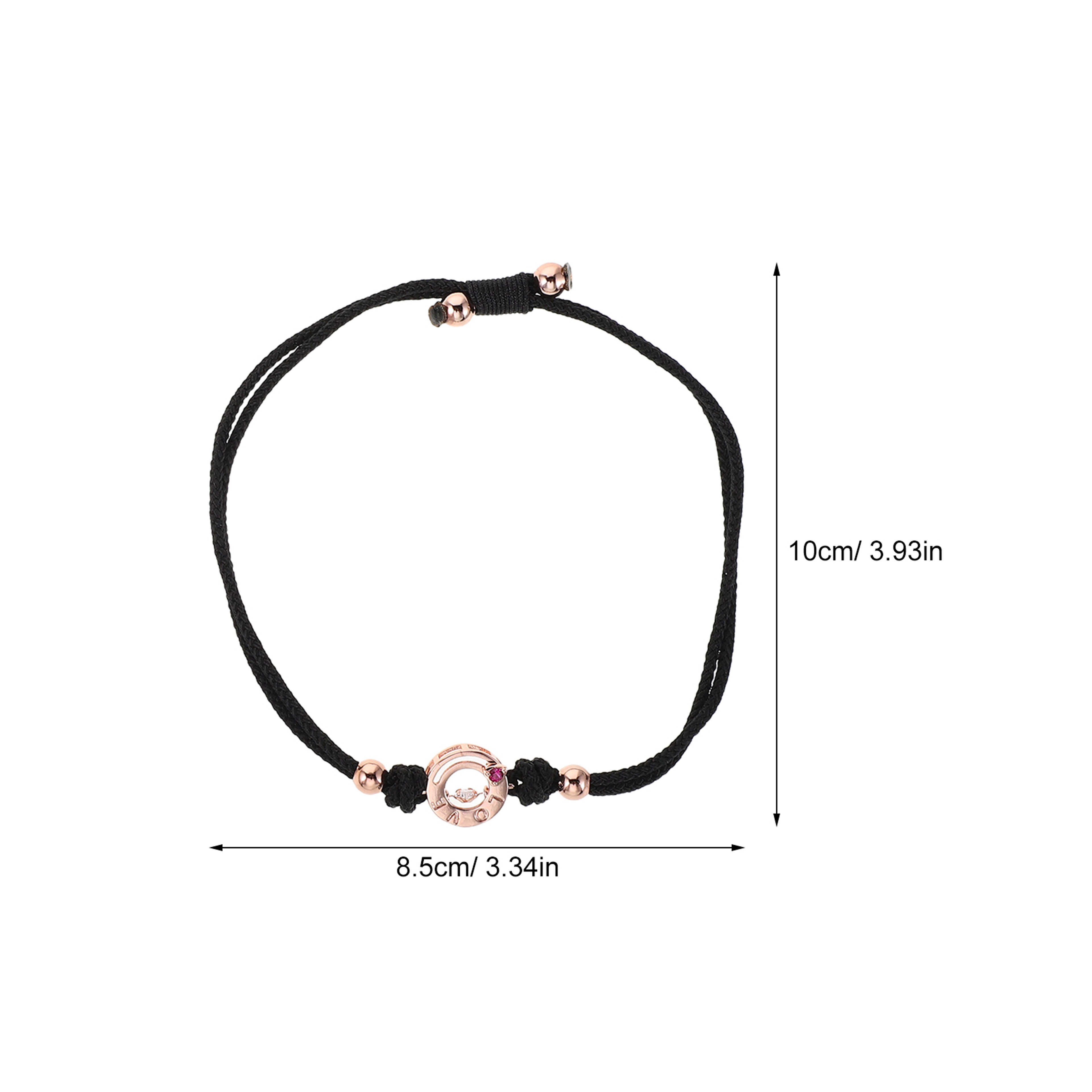 Durable Woven Adjustable Vibration Touch Bracelets For Couples Him Her Long Distance Relationship M 4