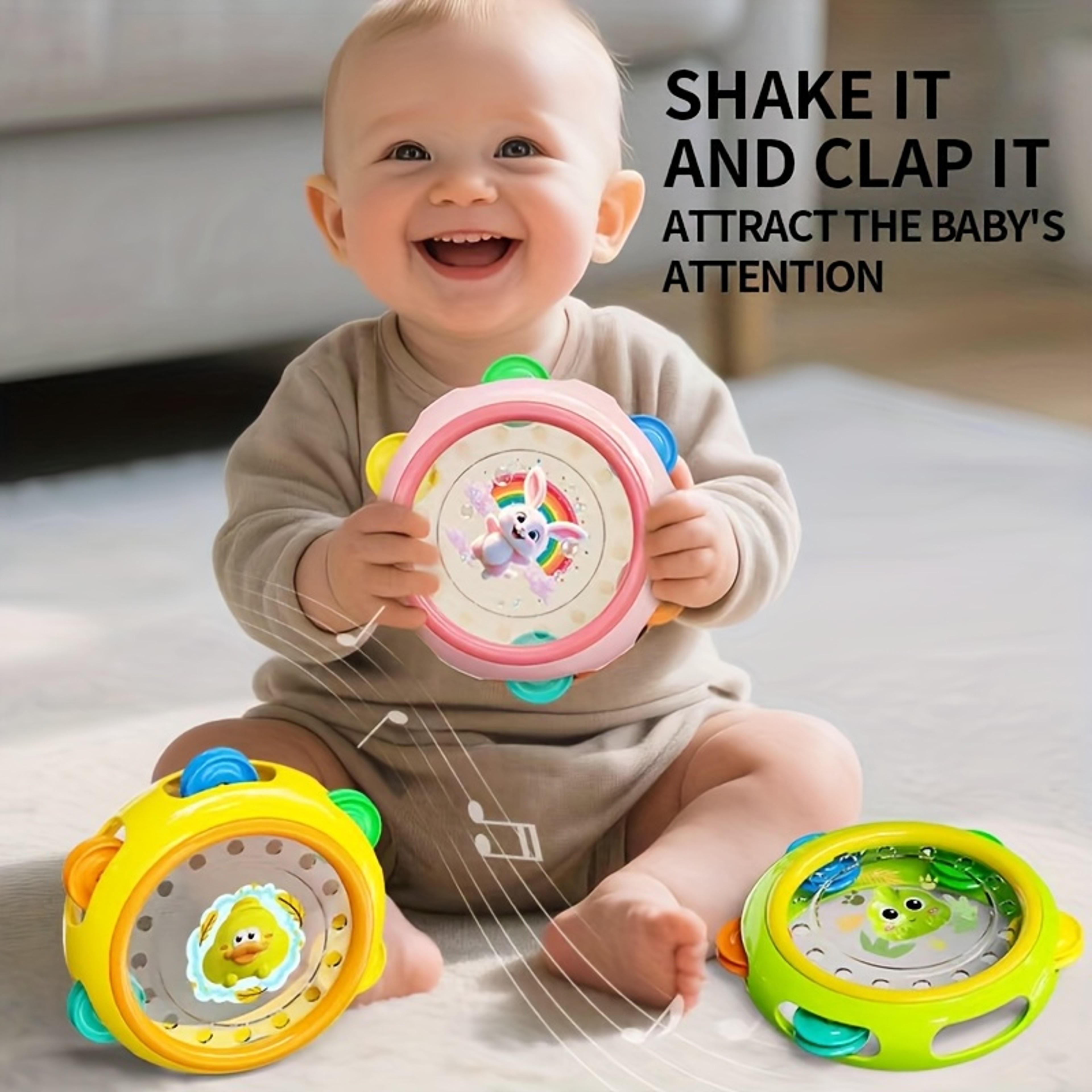 Durable Hand Drum Grip Toys ABS Material Perfect For Gifts 1
