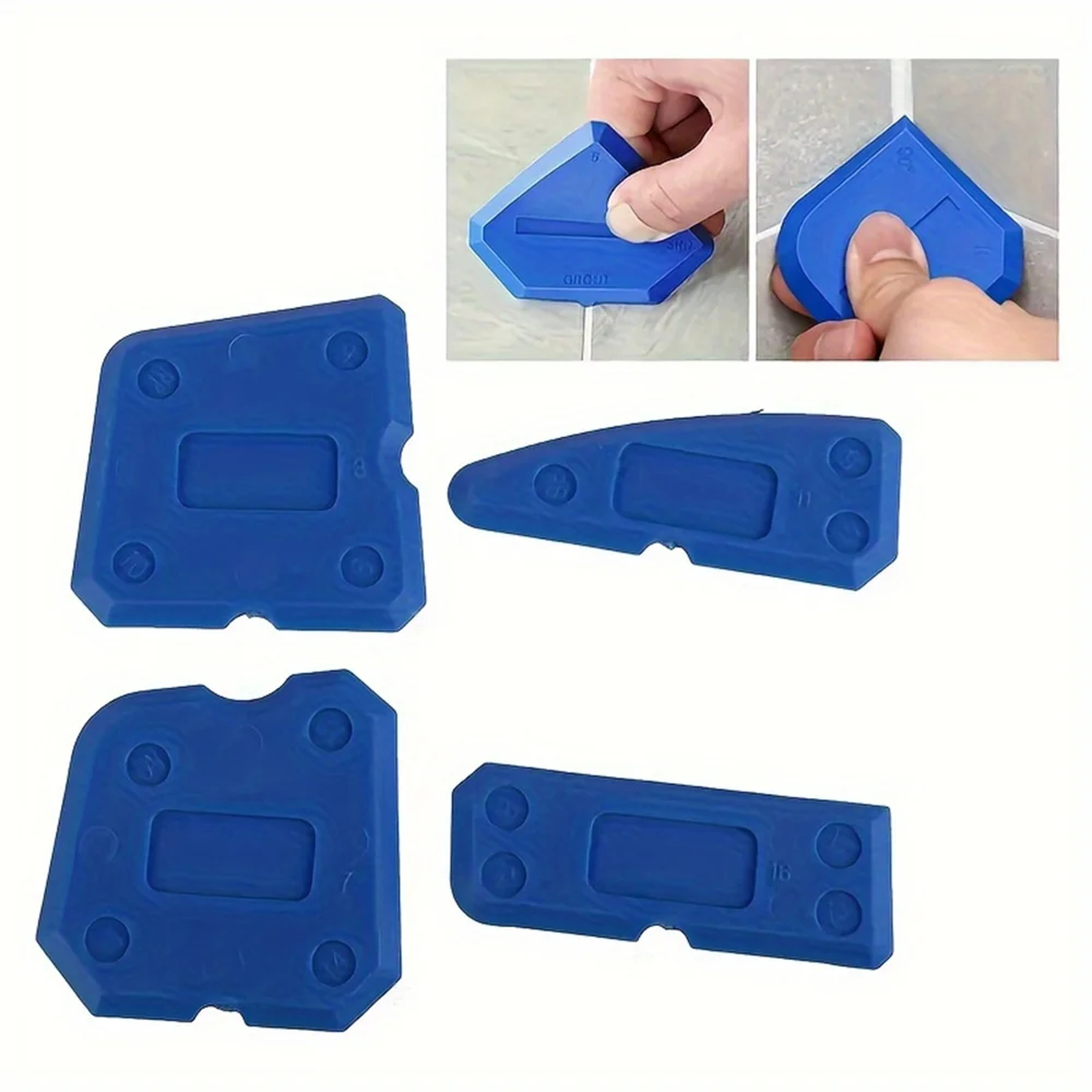Sealant Scraper Tool Set Silicone Glass Grout Remover Caulking Hand Spatula For Home Finishing And  0