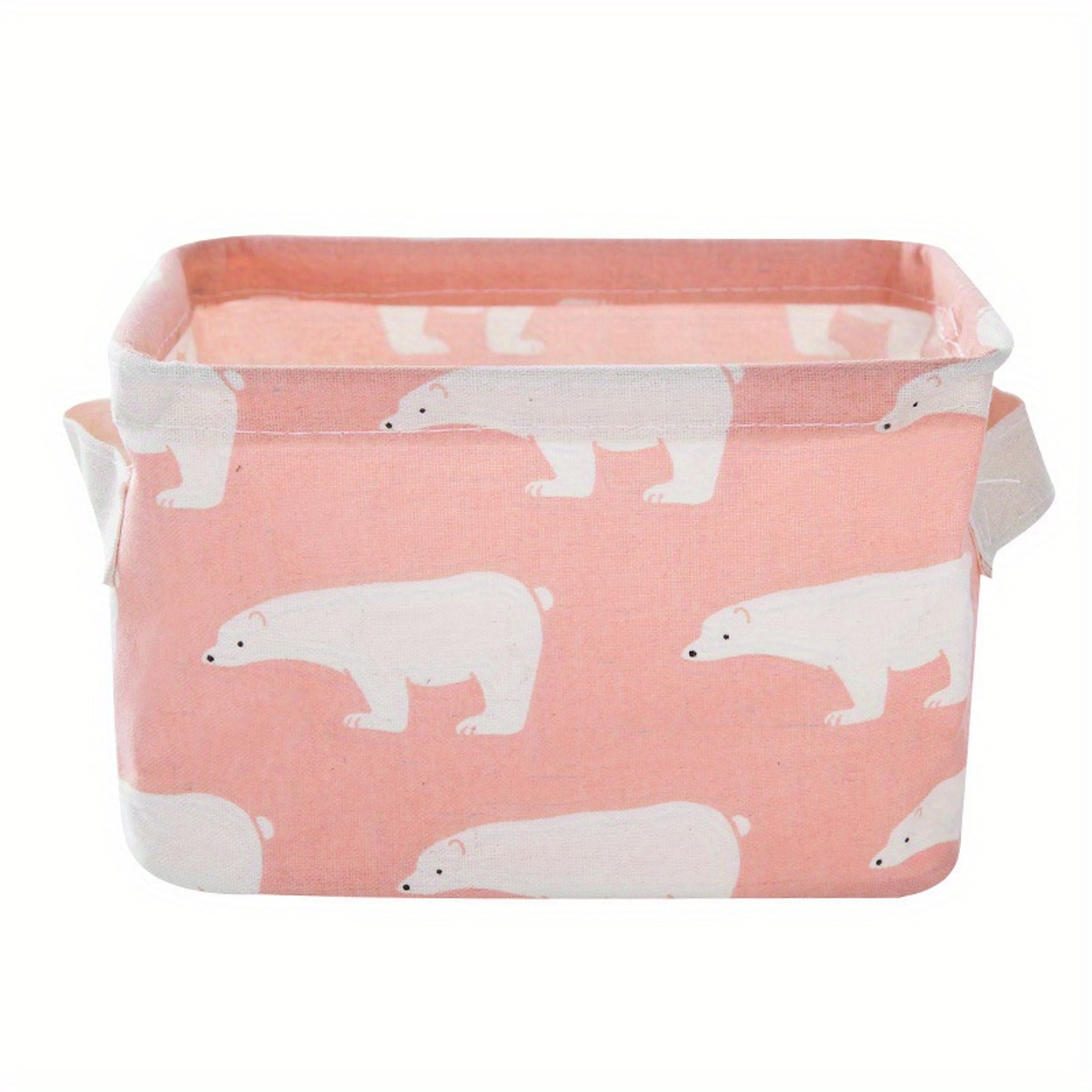 Collapsible Storage Box Laundry Organizer Washable Storage Basket With Handle 7